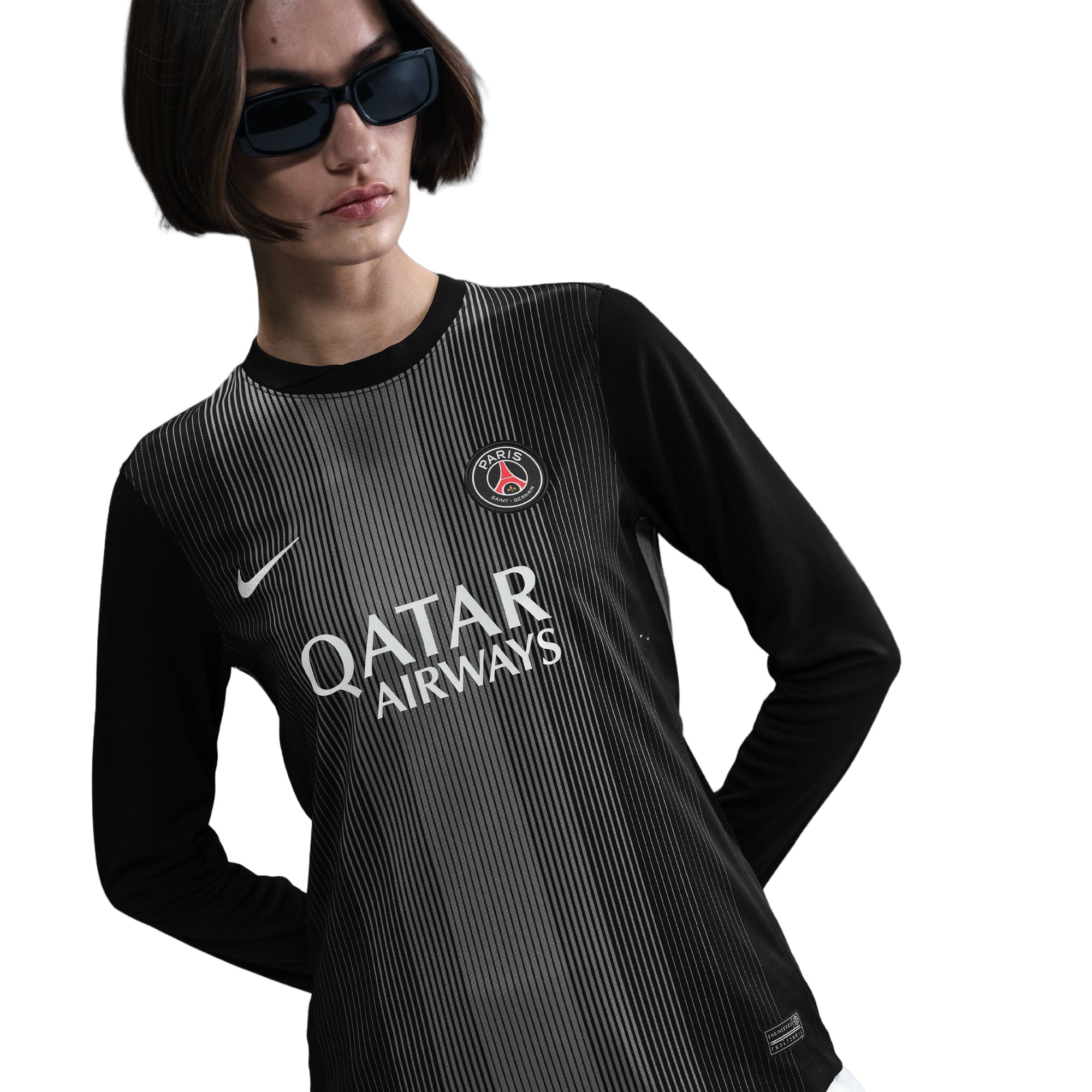 PSG Nike Goalkeeper Stadium Shirt 2025-26 - Womens, , rebel_hi-res