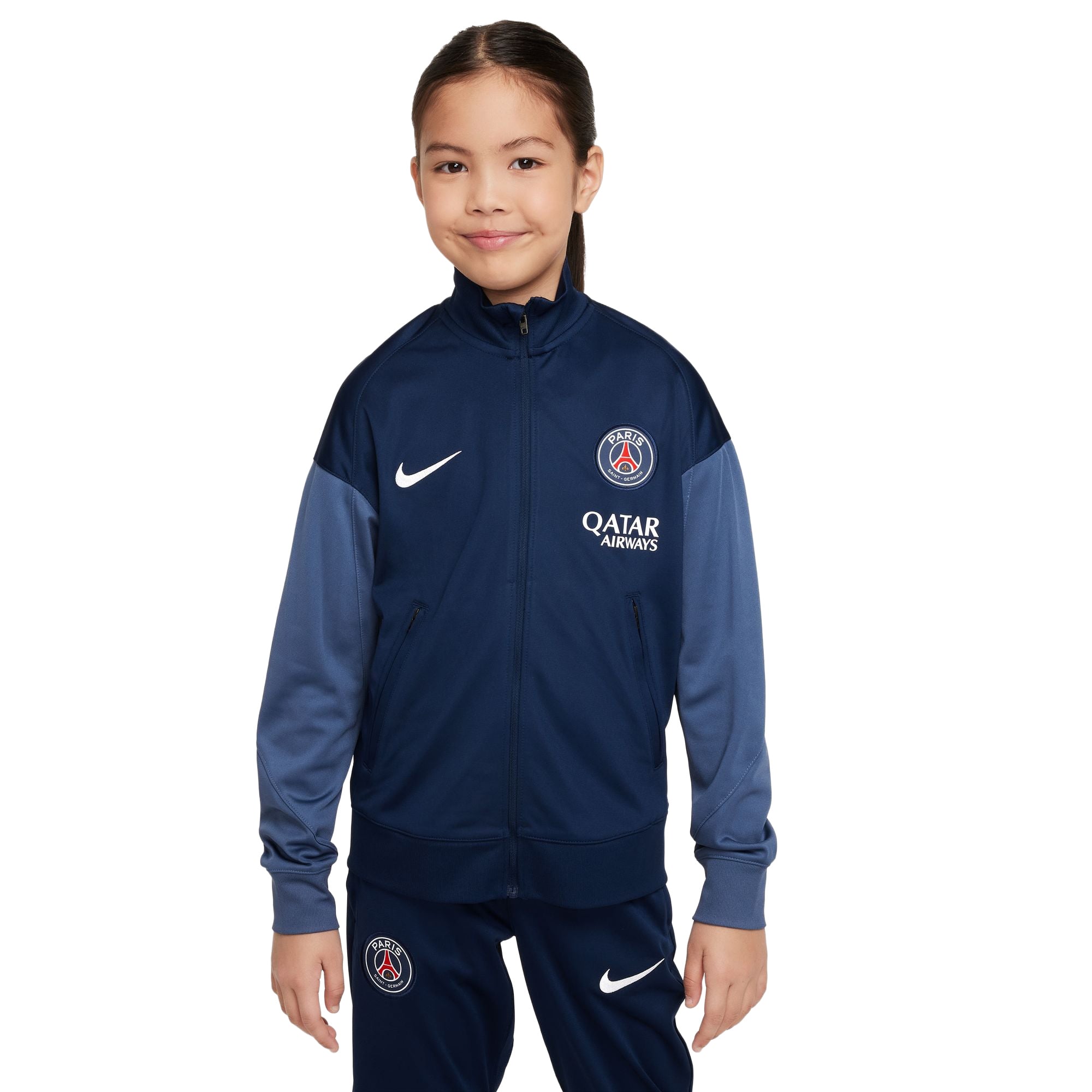 PSG Nike Strike Training Tracksuit - Navy - Kids, , rebel_hi-res
