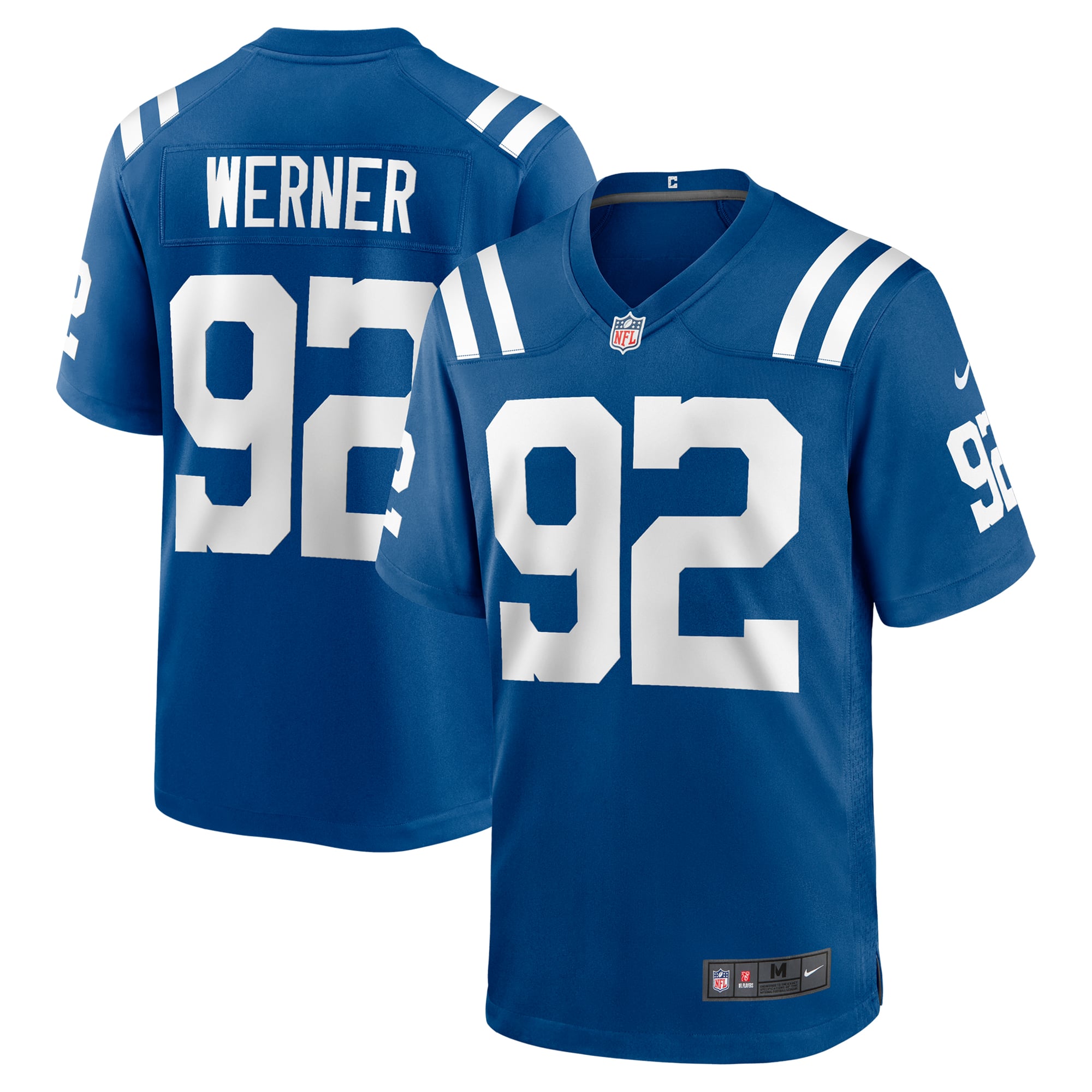 Indianapolis Colts Nike Game Home Retired Player Jersey - Royal - Björn Werner - Mens