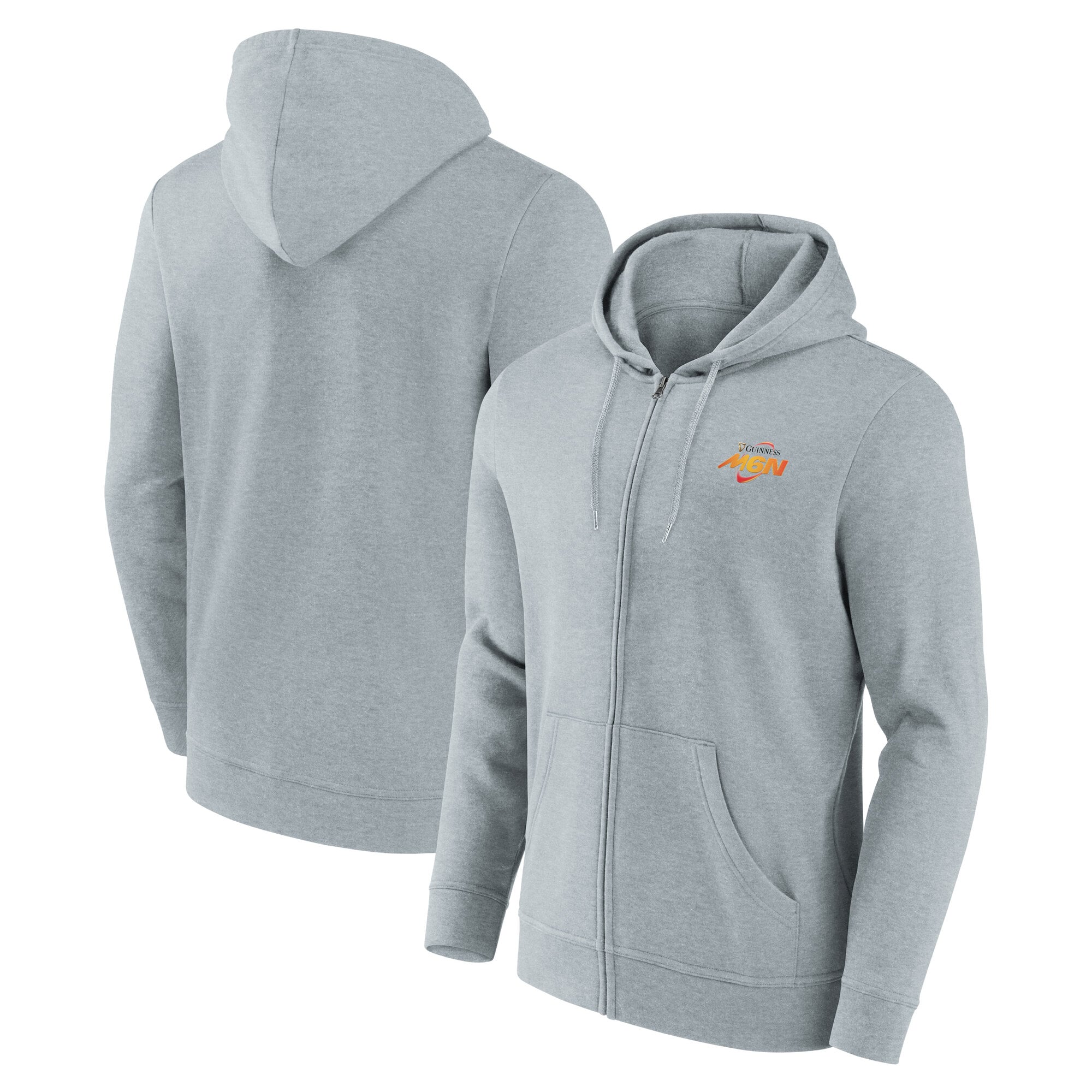 Guinness Six Nations Primary Logo Full Zip Hoodie - Grey