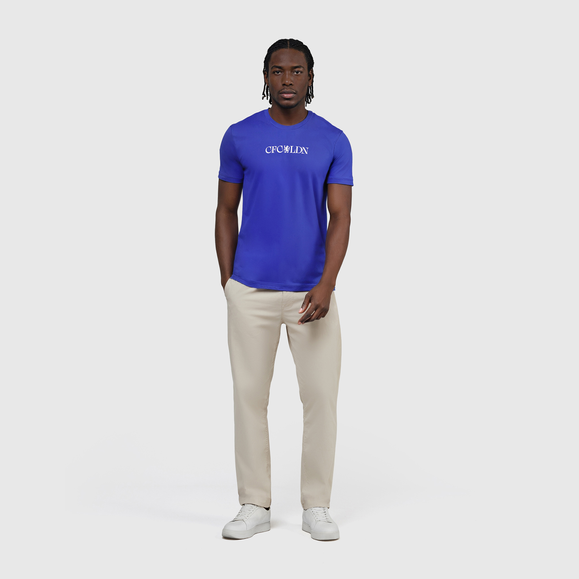 Chelsea 120 Year Anniversary CFC LDN Graphic T-Shirt - Blue - Unisex, , rebel_hi-res