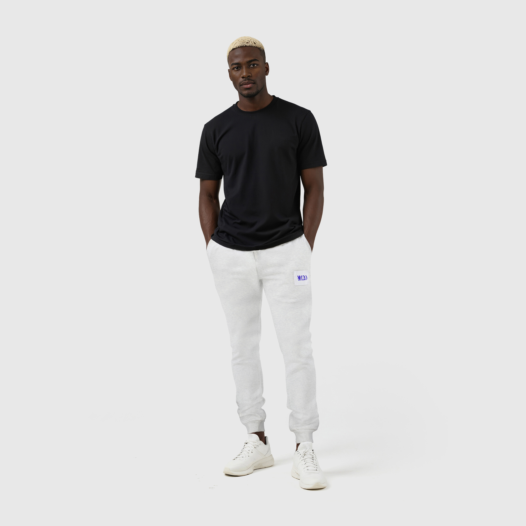 Chelsea 120 Year Anniversary CFC LDN Joggers - Grey Marl - Unisex, , rebel_hi-res