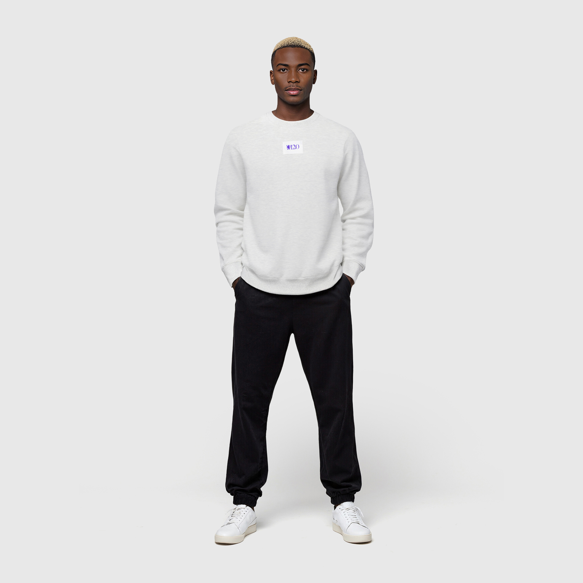 Chelsea 120 Year Anniversary CFC LDN Sweatshirt - Grey Marl - Unisex, , rebel_hi-res