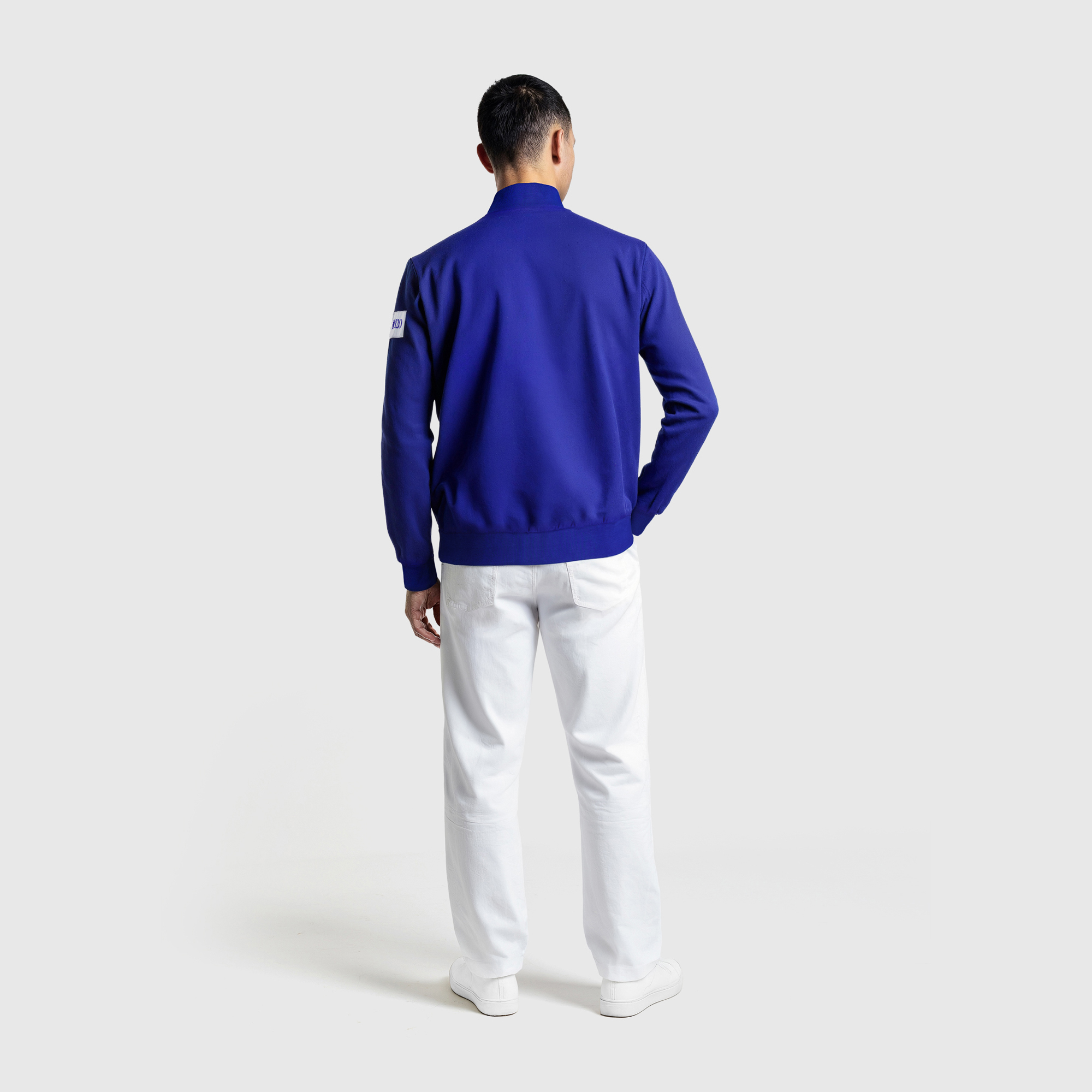 Chelsea 120 Year Anniversary CFC LDN 1/4 Zip Top - Blue - Unisex, , rebel_hi-res