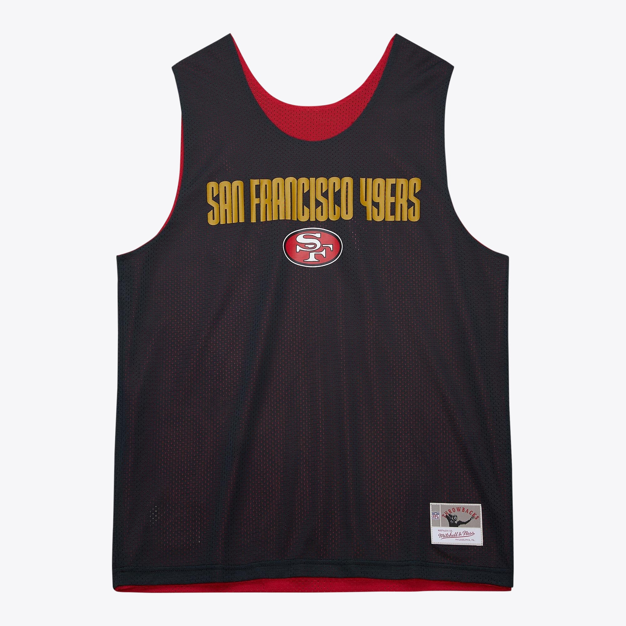 San Francisco 49ers Mitchell & Ness Reversible Tank Top - Mens, , rebel_hi-res