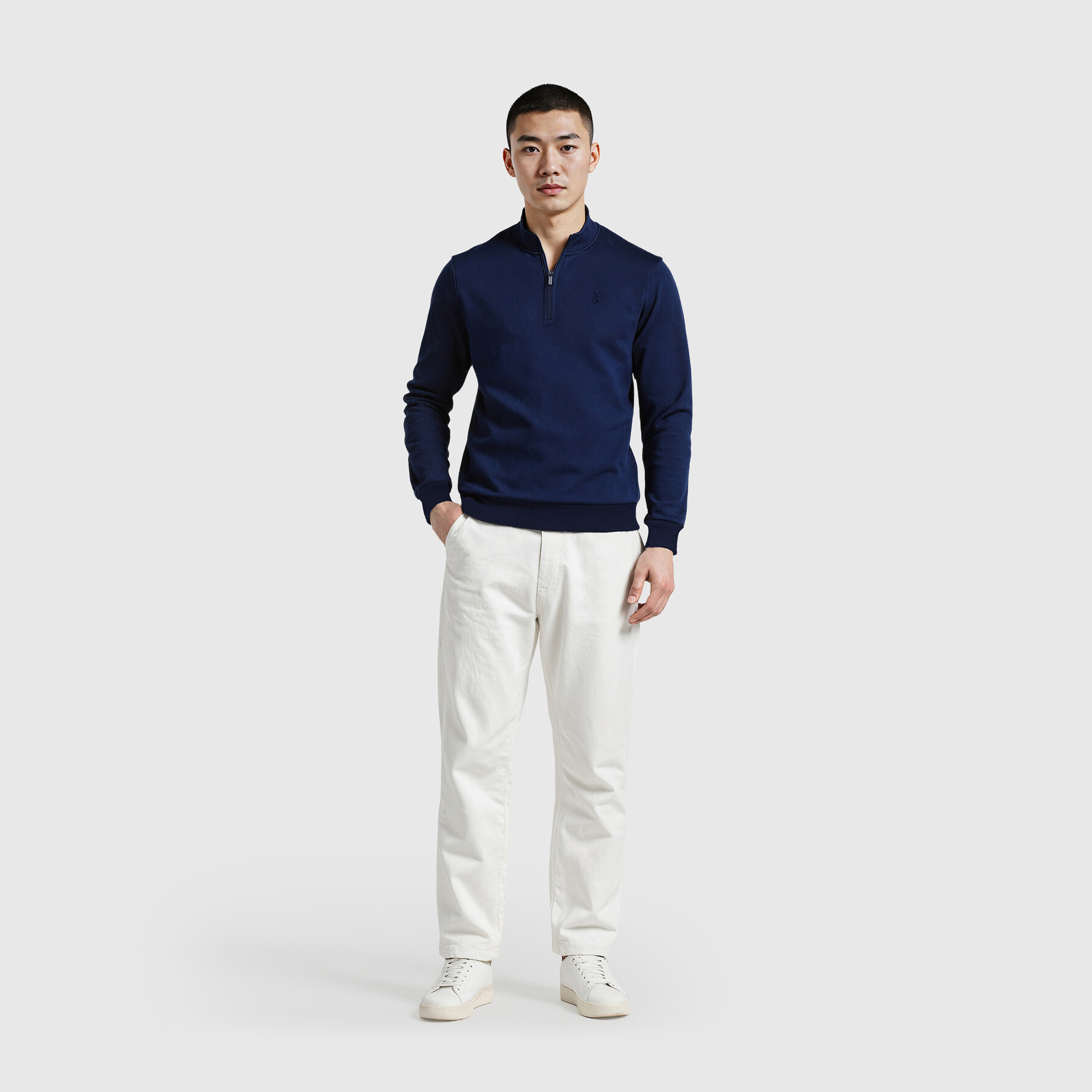 Chelsea Core 1/4 Zip - Navy - Mens, , rebel_hi-res