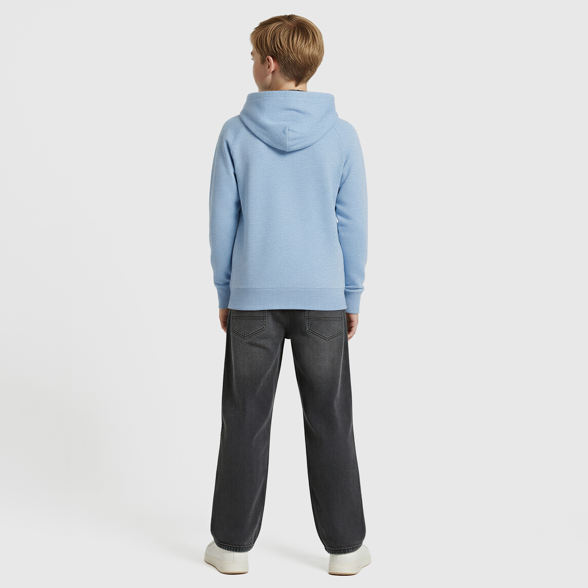 Chelsea Core Hoodie - Blue Marl - Boys, , rebel_hi-res