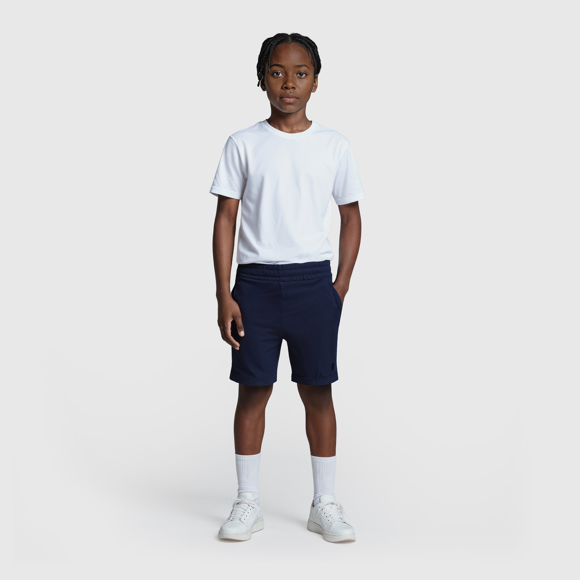 Chelsea Core Sweat Short - Navy - Boys, , rebel_hi-res