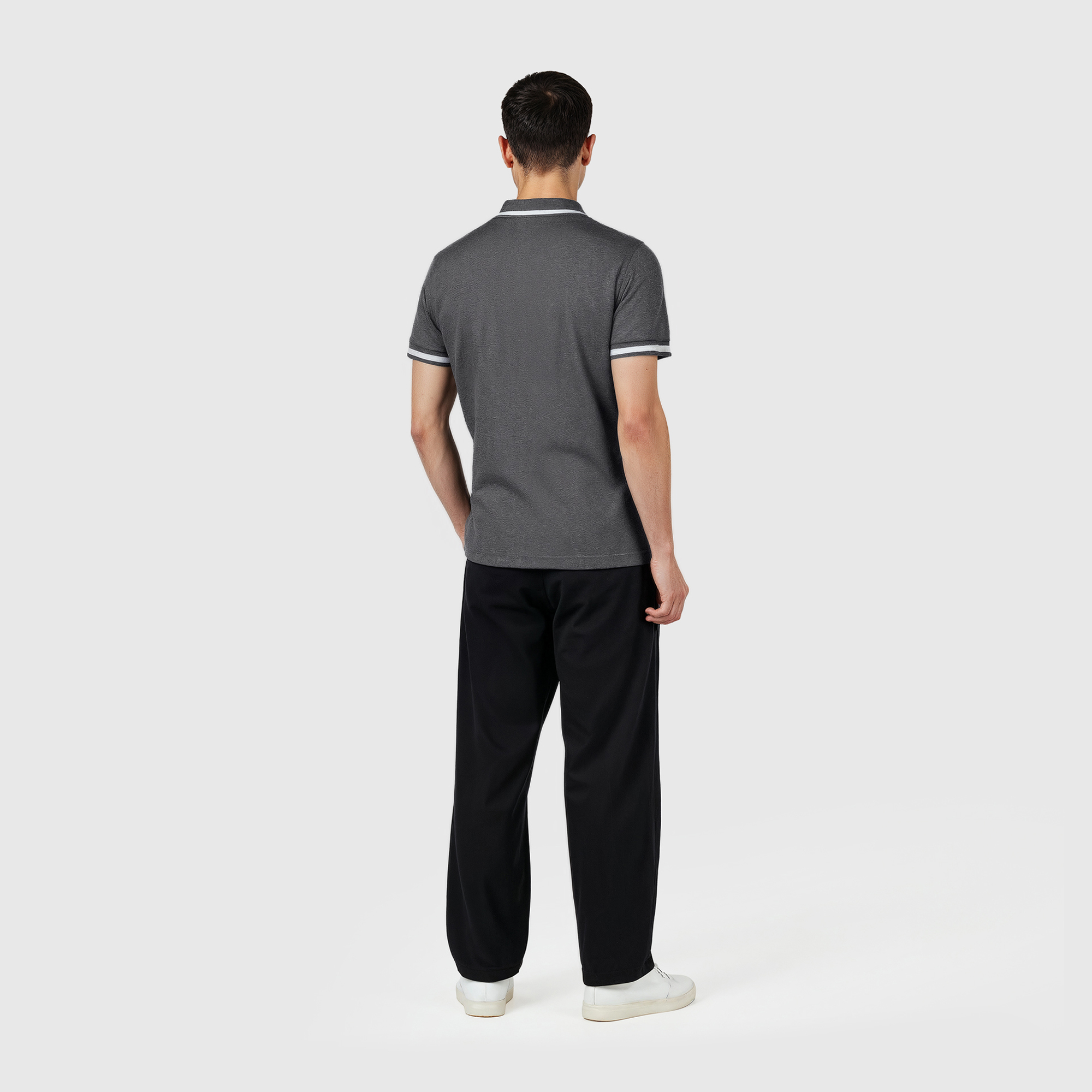 Chelsea Core Mercerised Cotton Polo - Grey - Mens, , rebel_hi-res