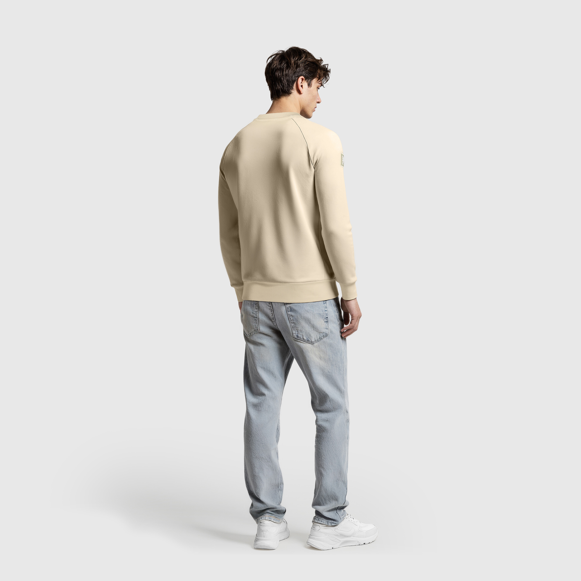 Chelsea Core Wordmark Sweatshirt - Sand - Mens, , rebel_hi-res