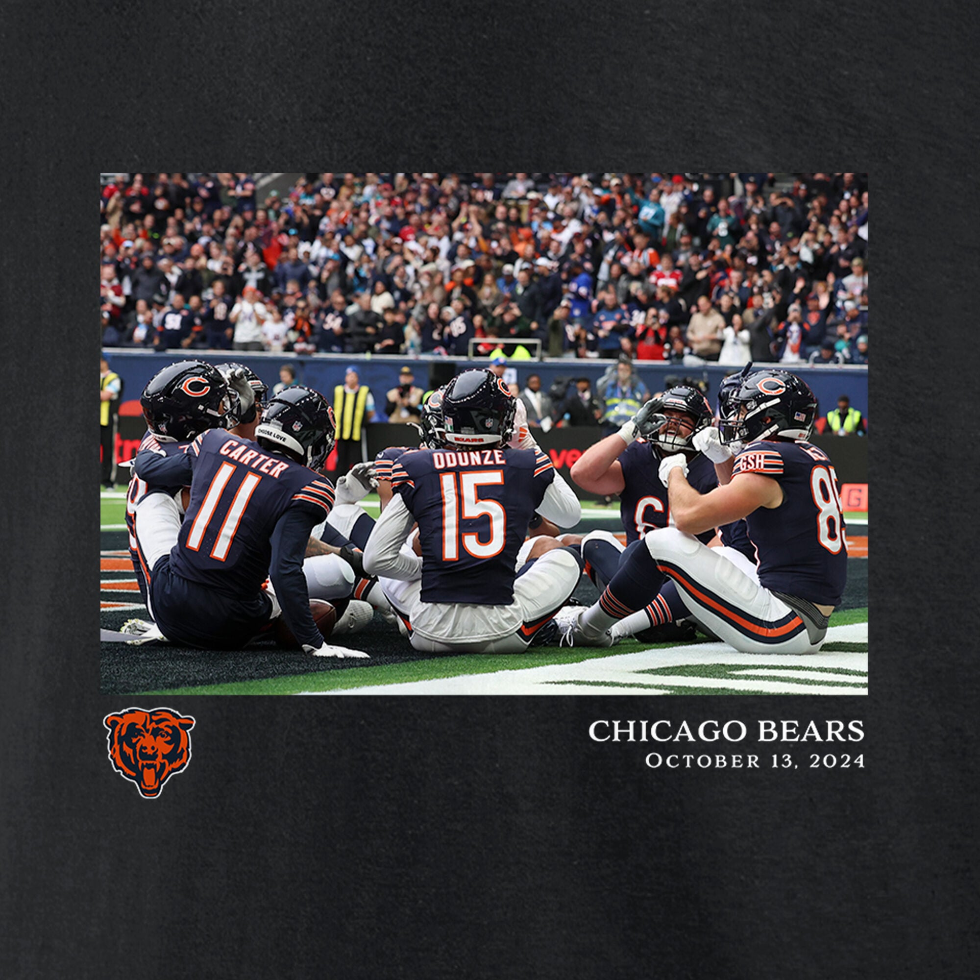 Chicago Bears&nbsp;Keenan Allen Flash Features T-Shirt Week 6&nbsp; - Black - Mens, , rebel_hi-res