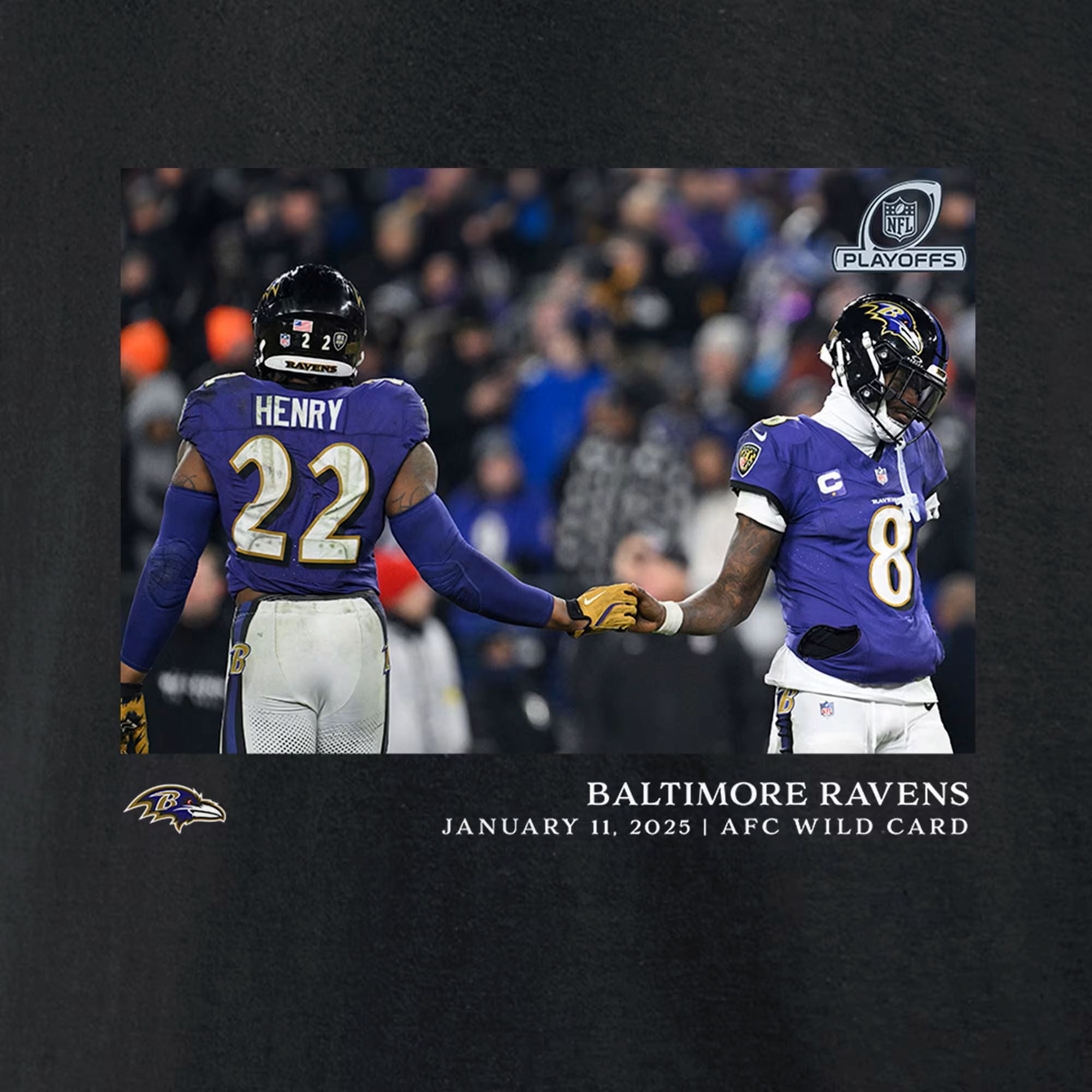 Baltimore Ravens&nbsp;Flash Features Derrick Henry&nbsp; T-Shirt&nbsp; - Black - Mens, , rebel_hi-res