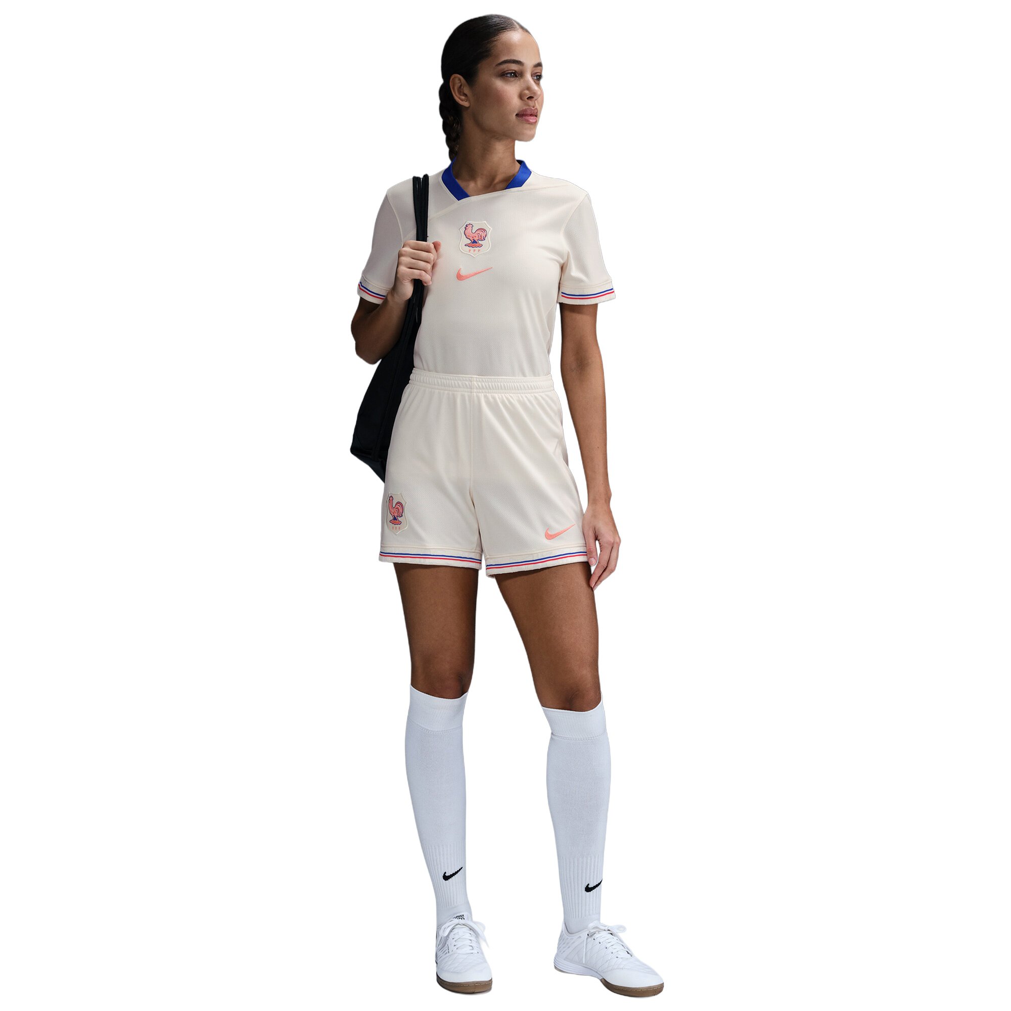 France Nike Away Stadium Shorts 2025 - Womens, , rebel_hi-res