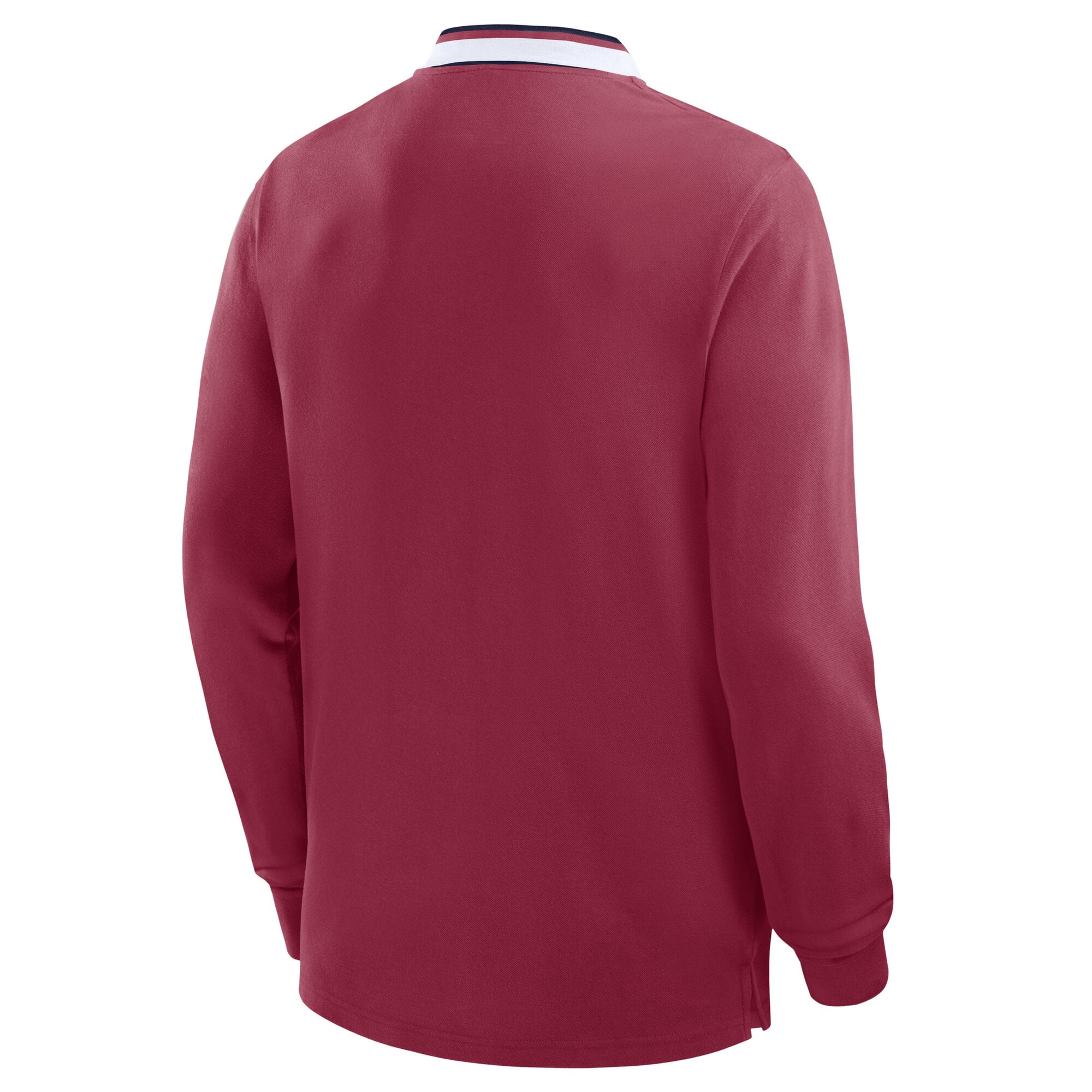 Aston Villa Long sleeve Tipped Polo Shirt - Claret - Mens, , rebel_hi-res