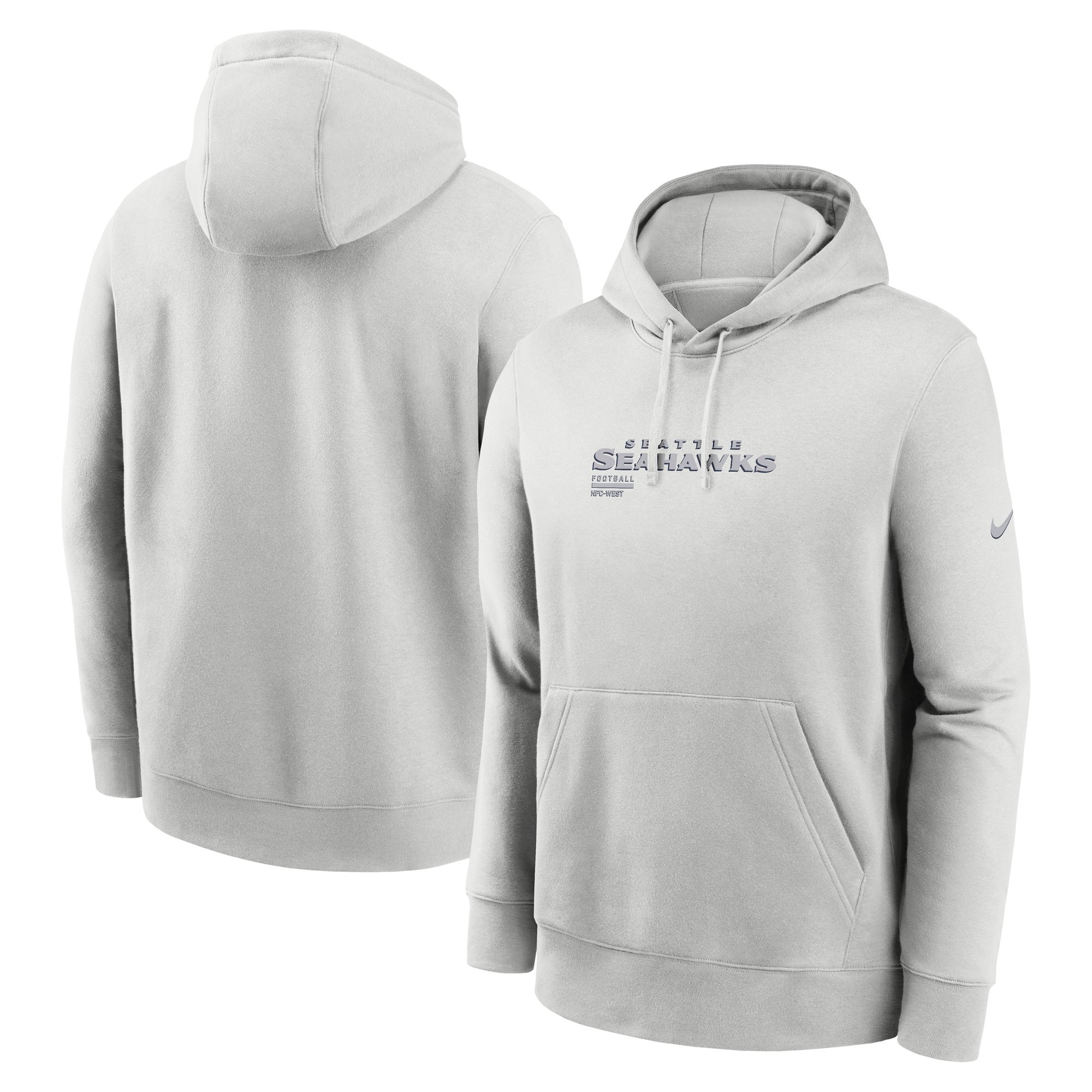 Seattle Seahawks Nike Edge French Terry Club Hoodie - Mens