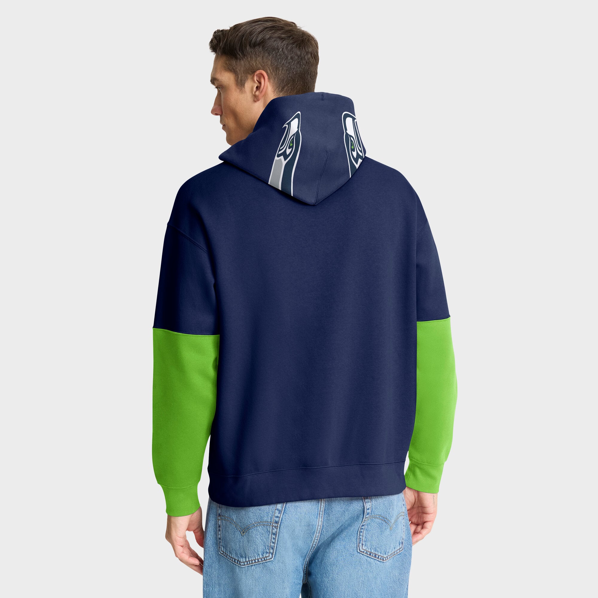 Seattle Seahawks  RedZone Helmet Hoodie - Mens, , rebel_hi-res