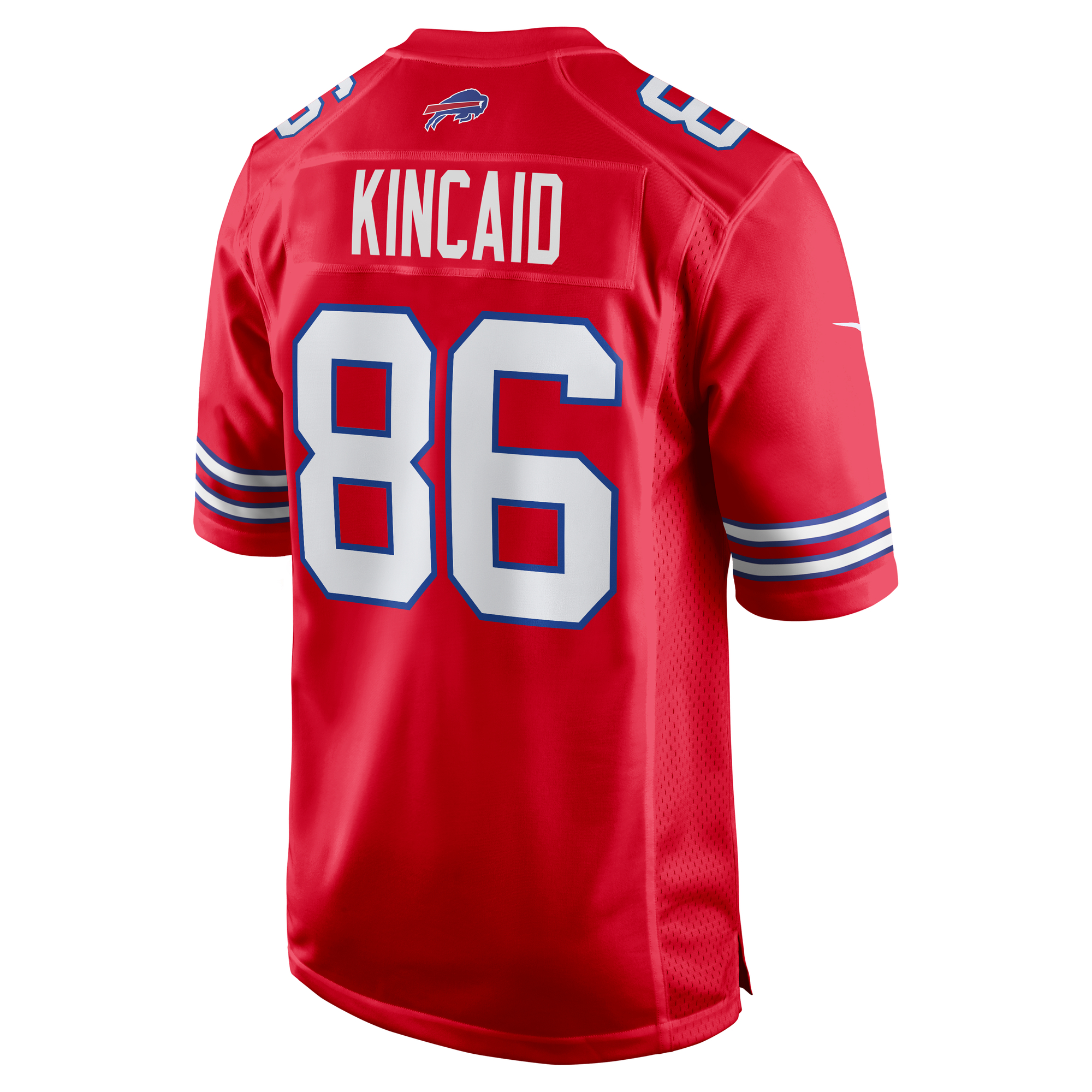 Buffalo Bills Nike Secondary Alternate Game Jersey - Red - Dalton Kinkaid - Mens, , rebel_hi-res