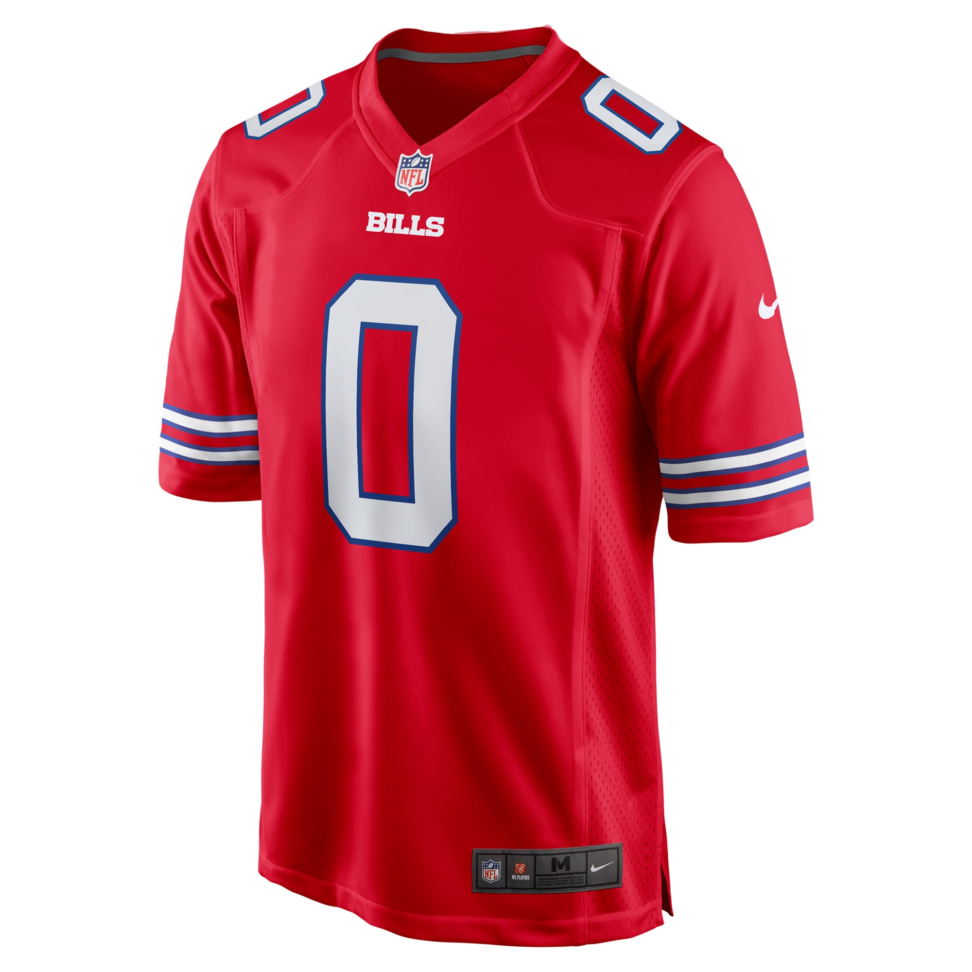 Buffalo Bills Nike Secondary Alternate Game Jersey - Red - Keon Coleman - Mens, , rebel_hi-res