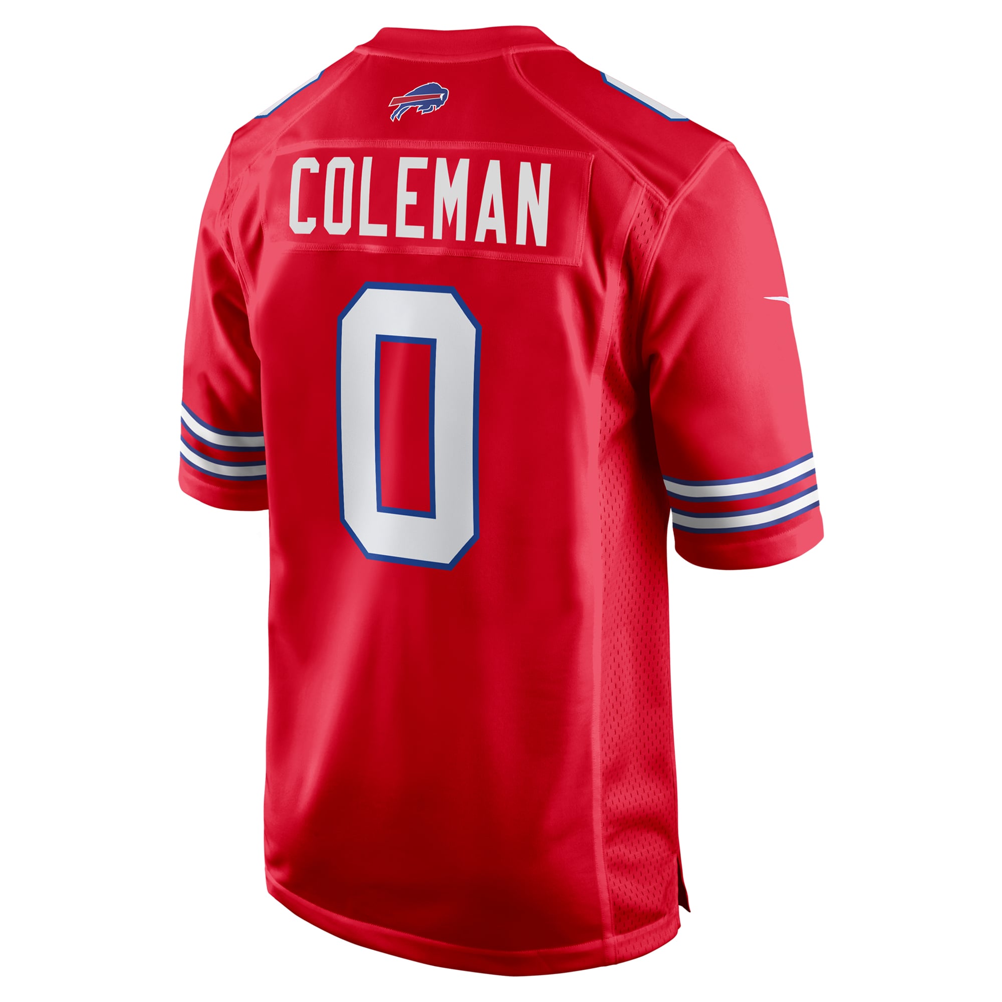 Buffalo Bills Nike Secondary Alternate Game Jersey - Red - Keon Coleman - Mens, , rebel_hi-res