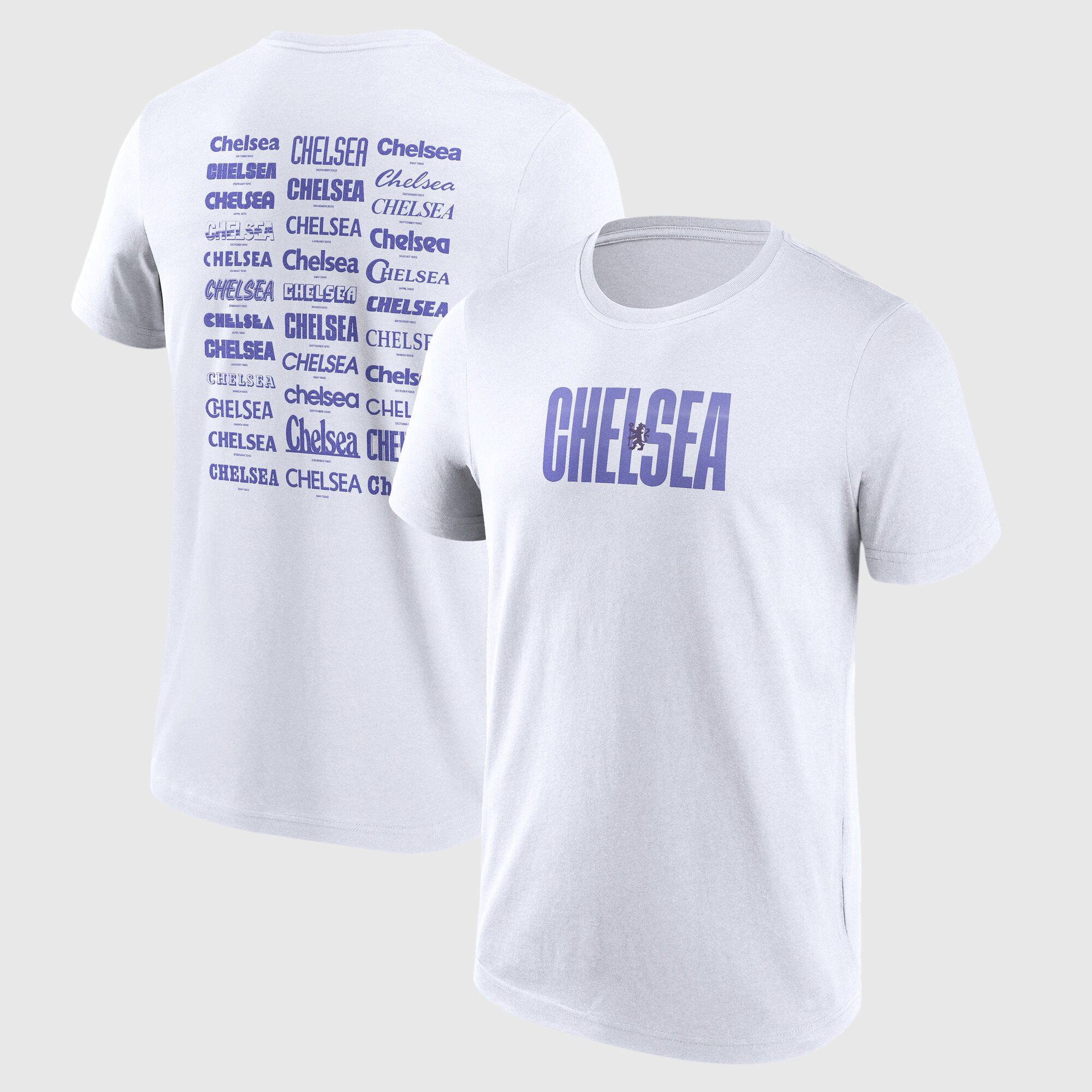 Chelsea Fonts Graphic T-Shirt - White, , rebel_hi-res