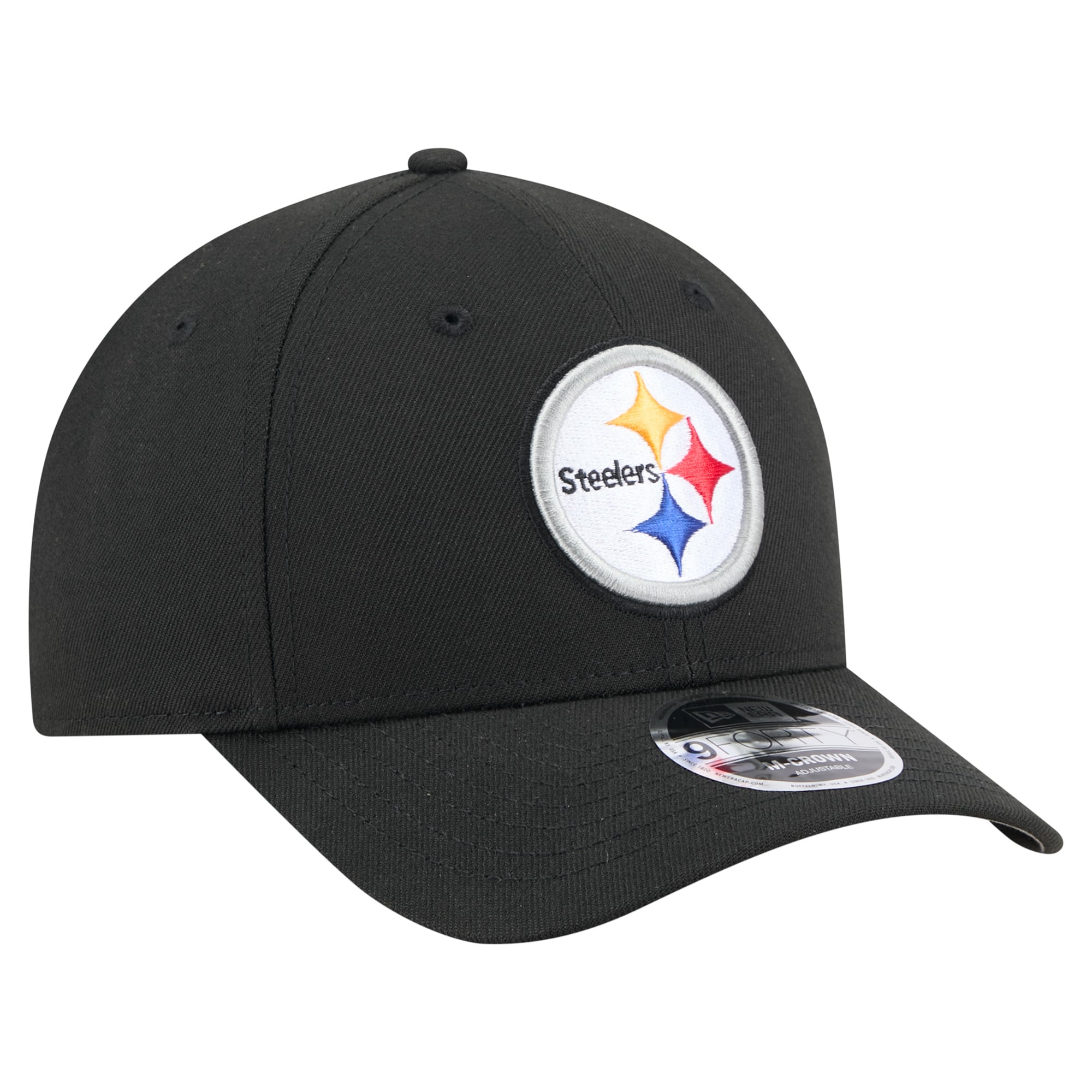 Pittsburgh Steelers New Era 9Forty M Crown Cap, , rebel_hi-res