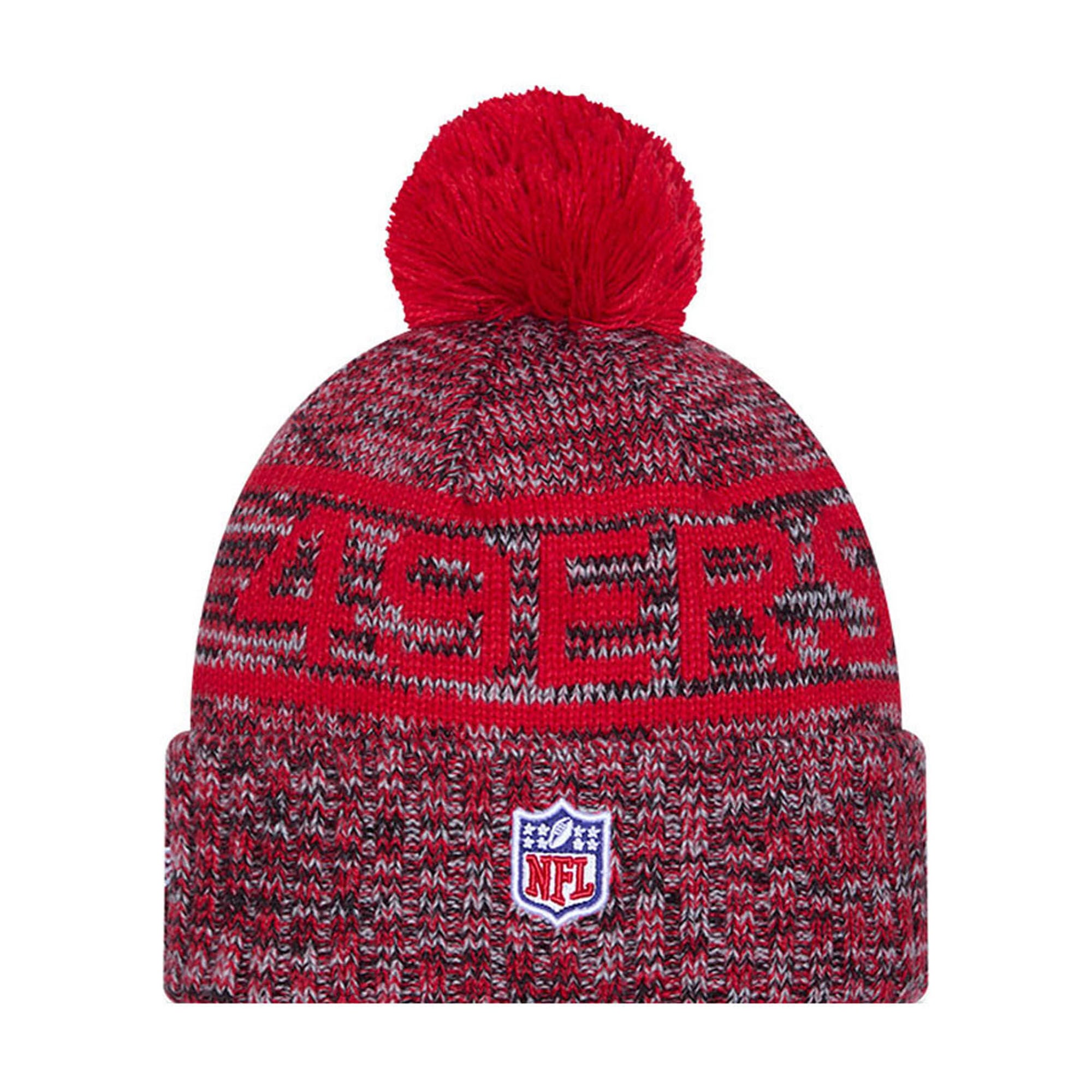 San Francisco 49ers New Era 2025 Cold Weather Knit - Youth, , rebel_hi-res