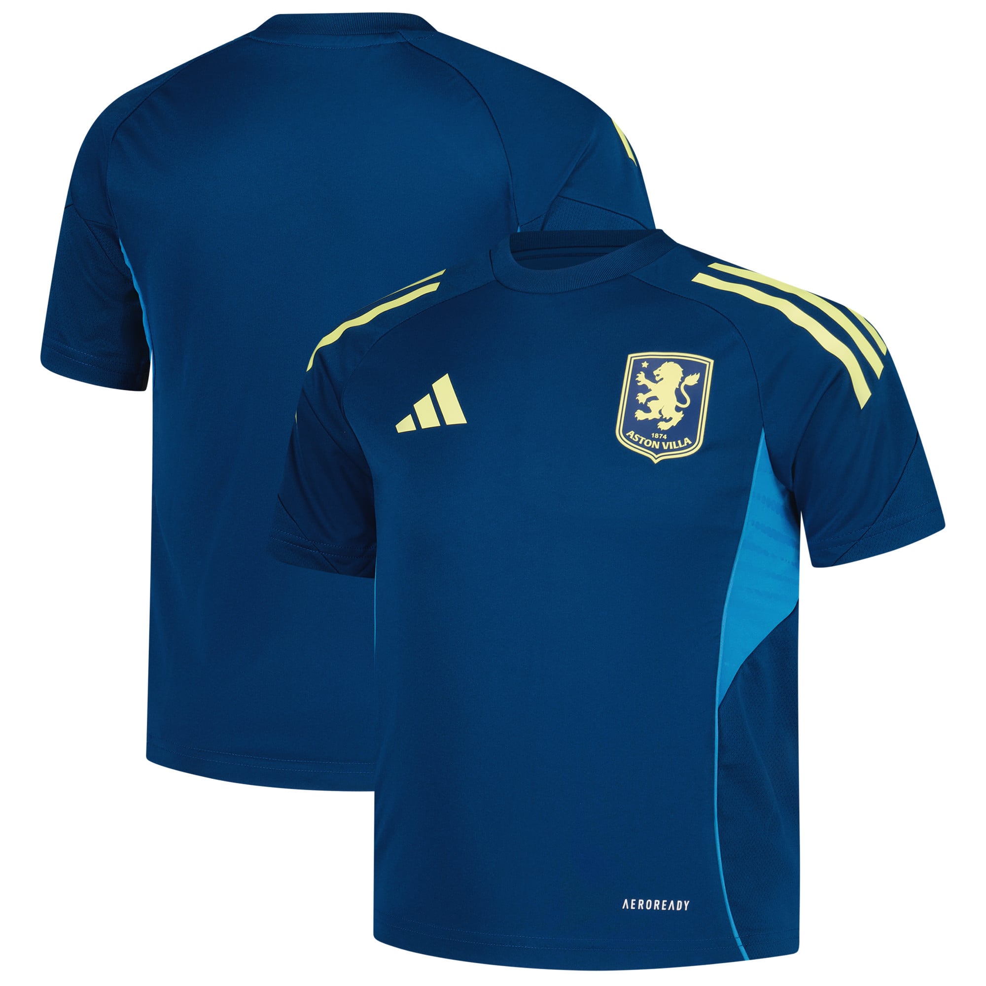 Aston Villa adidas Training Jersey - Navy - Kids