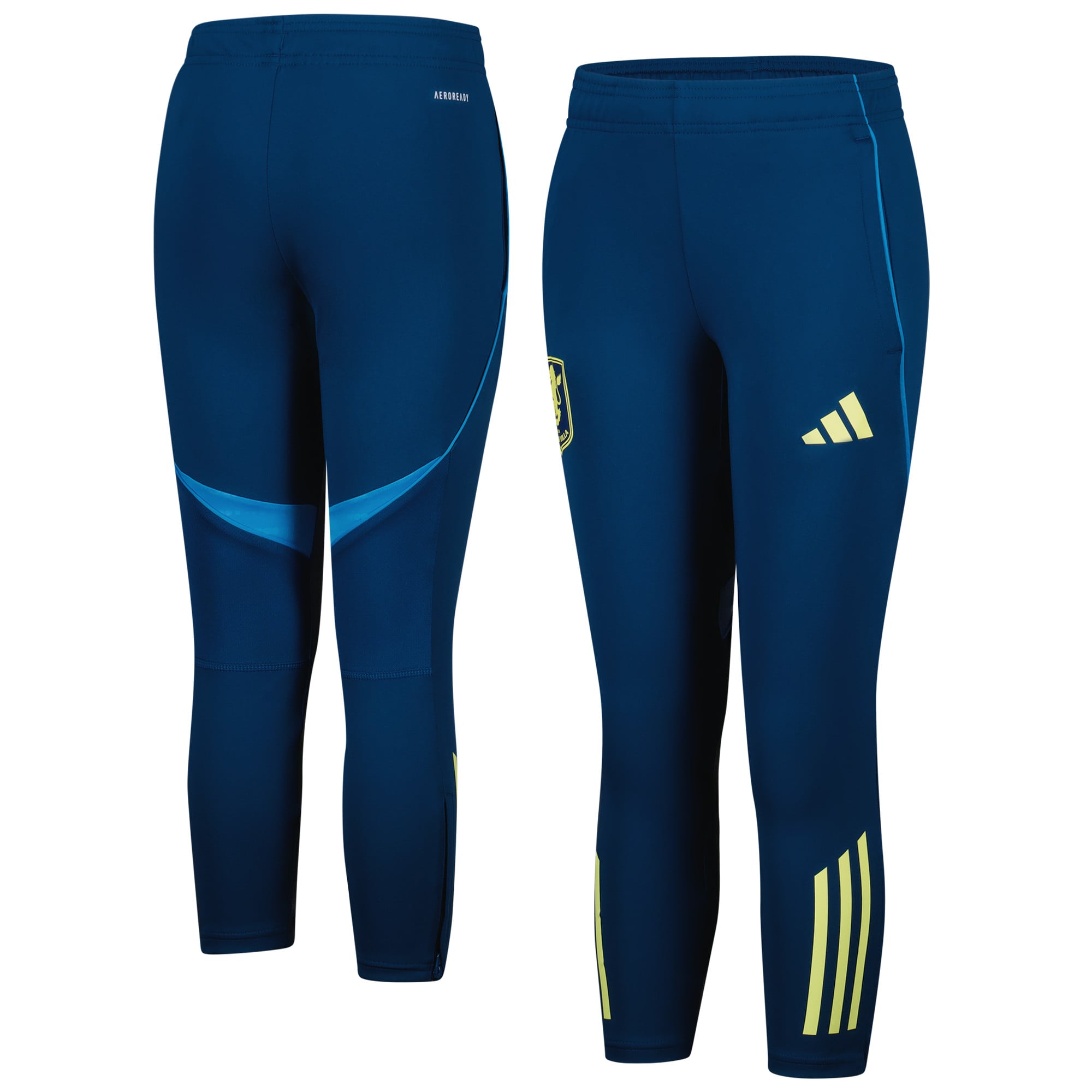 Aston Villa adidas Training Pants - Navy - Kids