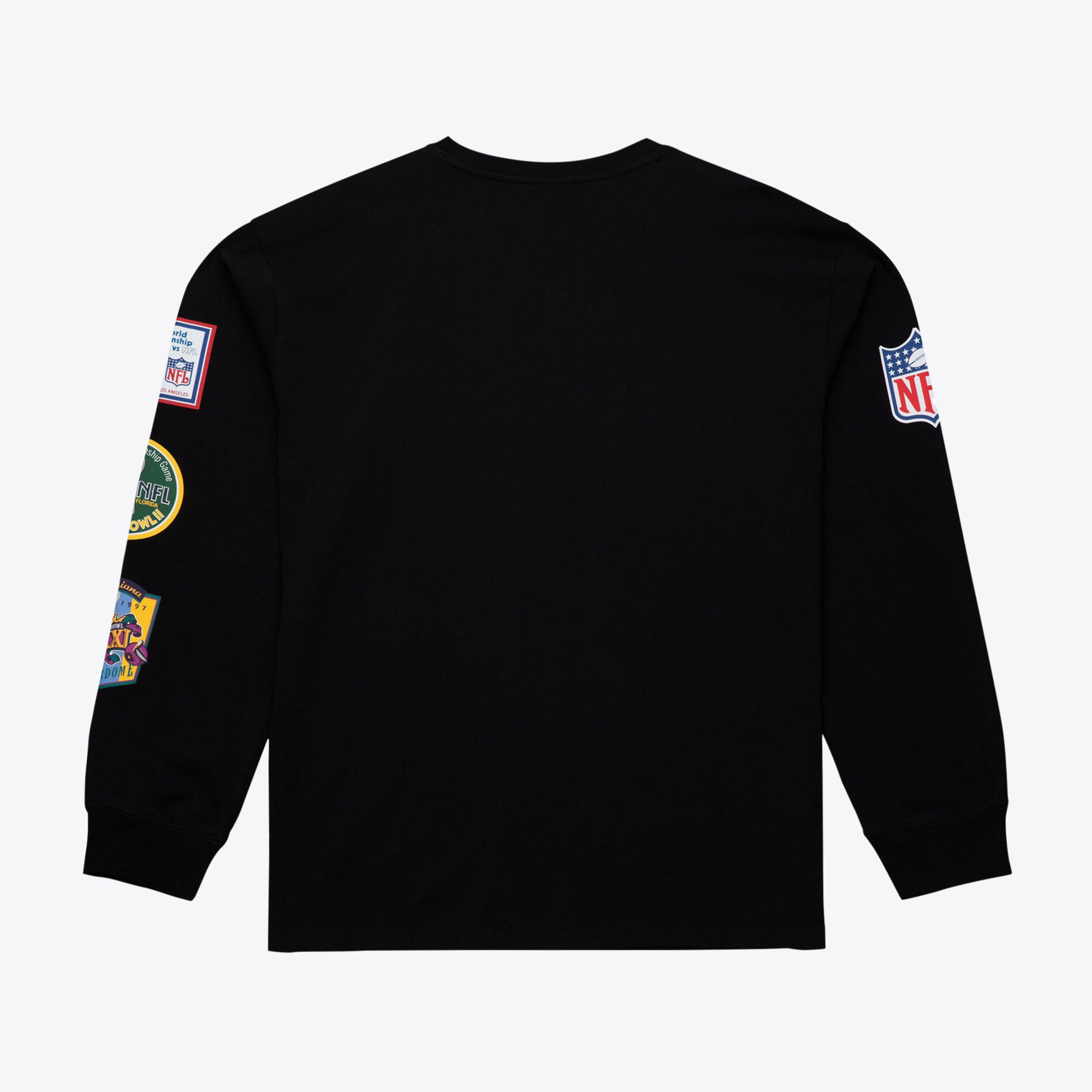 Green Bay Packers Mitchell & Ness Training Camp Long Sleeve T-Shirt - Black - Mens, , rebel_hi-res
