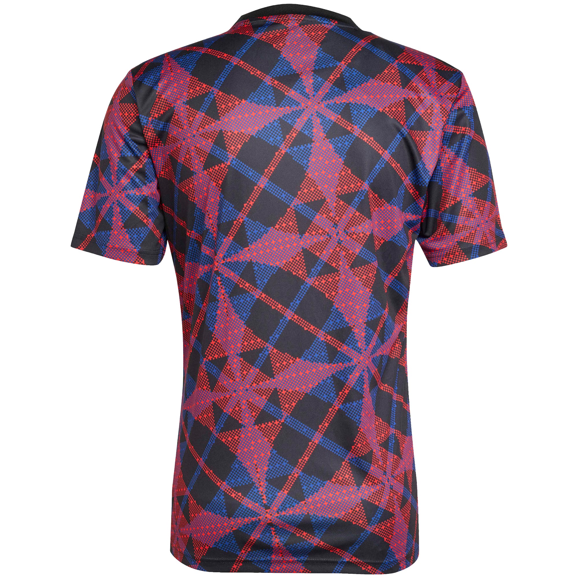 Olympique Lyon adidas Pre Match Shirt - Black, , rebel_hi-res