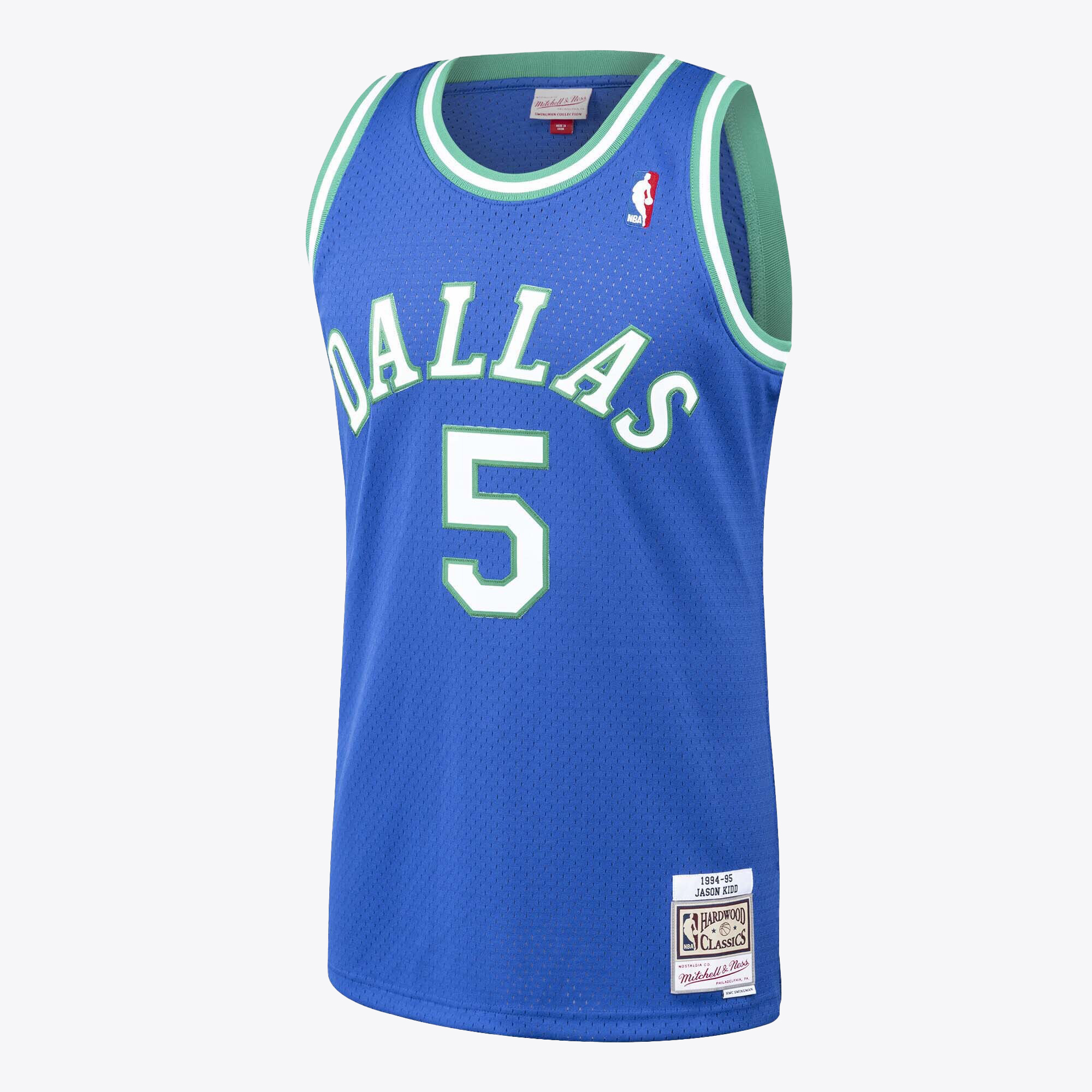 Jason Kidd Dallas Mavericks 1994 Mitchell & Ness Blue Hardwood Classics Road Jersey, , rebel_hi-res