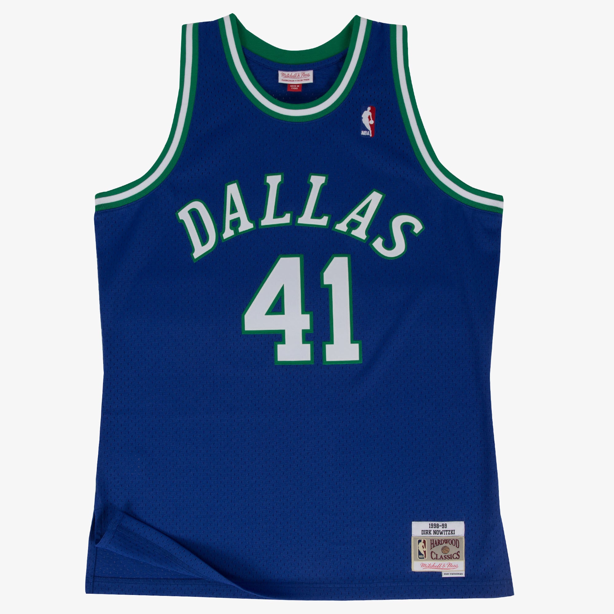 Dallas Mavericks Hardwood Classics Road Jersey By Mitchell & Ness - Mens - Dirk Nowitzki