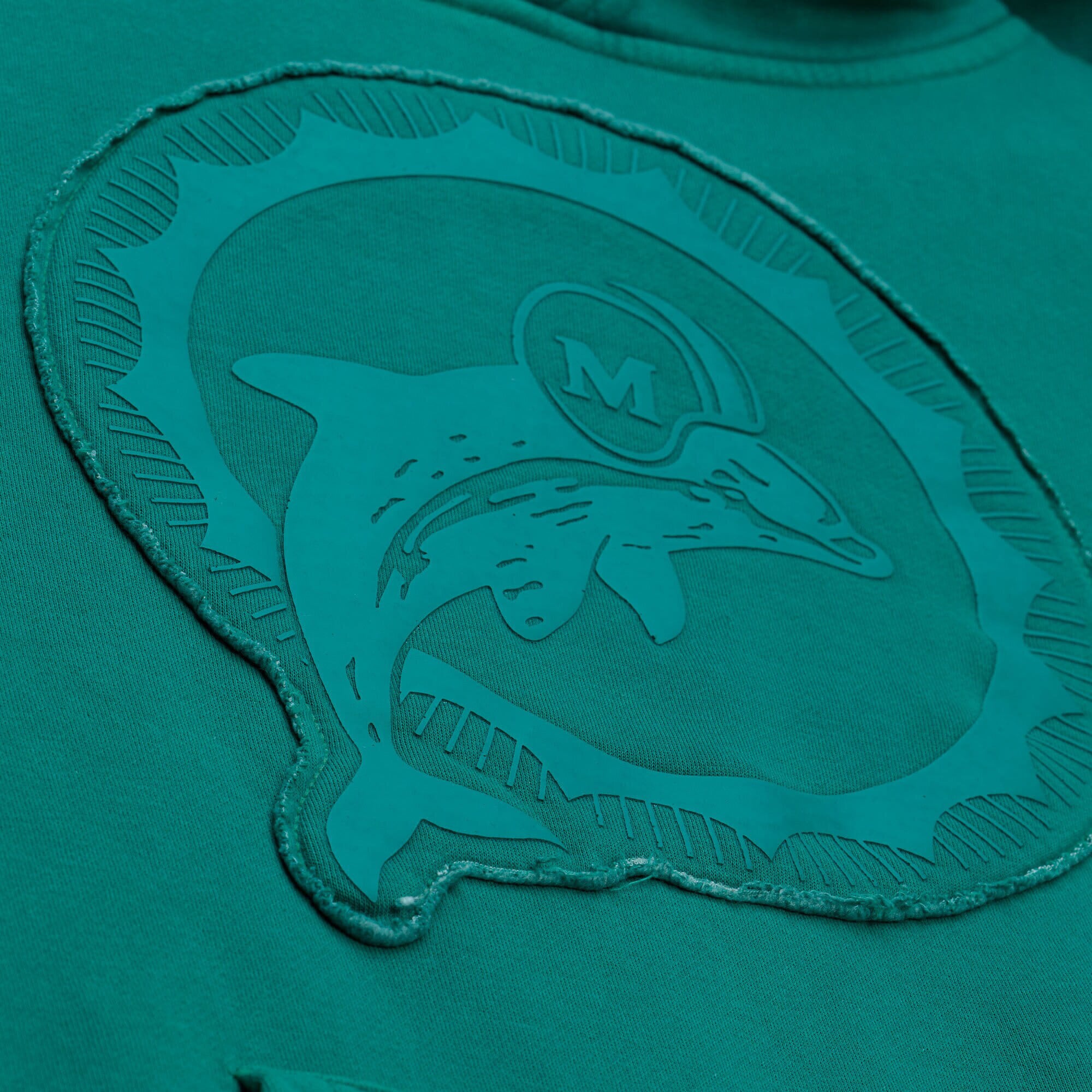 Miami Dolphins Mitchell & Ness Downtown Fleece Hoodie - Mens, , rebel_hi-res