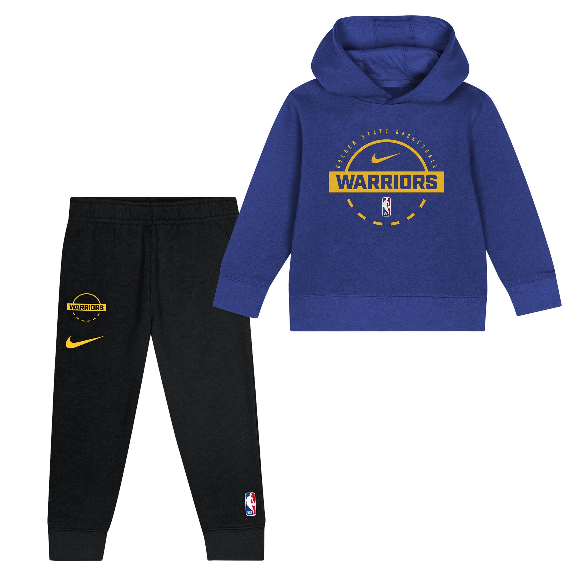 Golden State Warriors Nike Team Logo Club Fleece Set - Kids