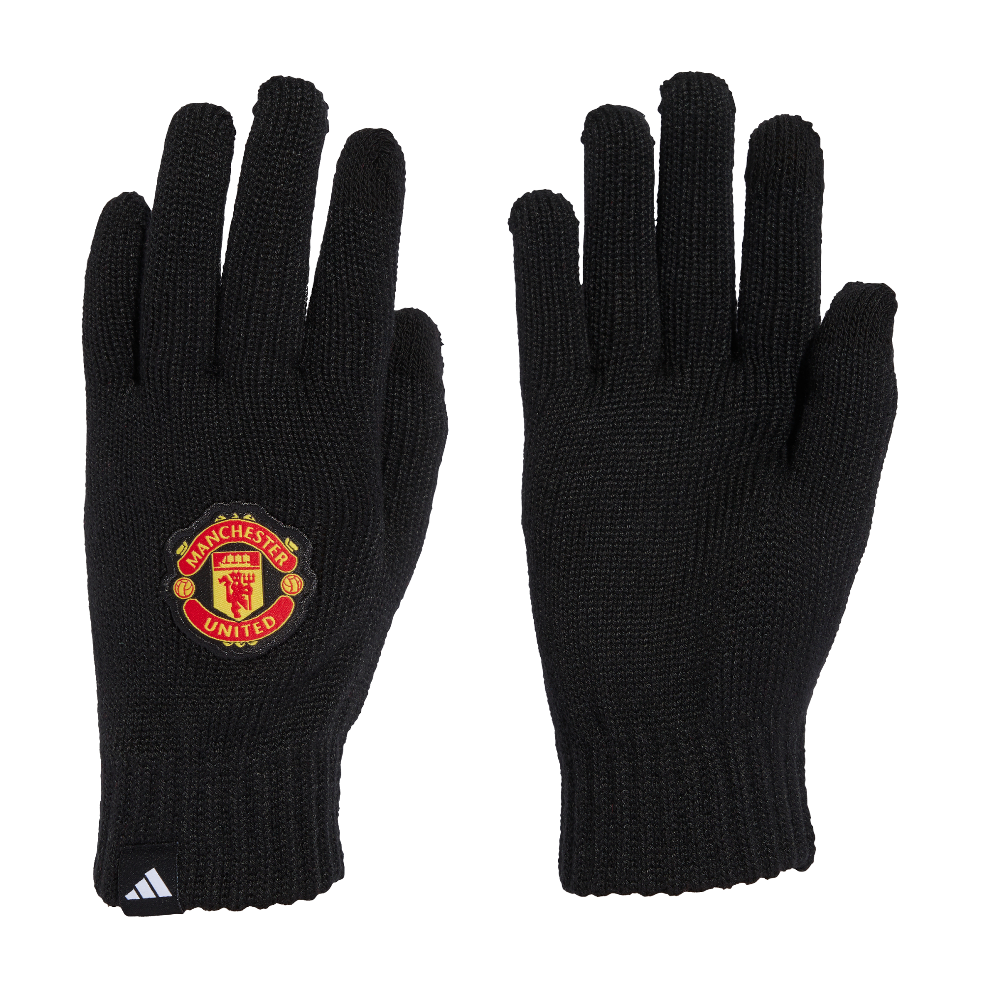 Manchester United adidas Gloves - Black