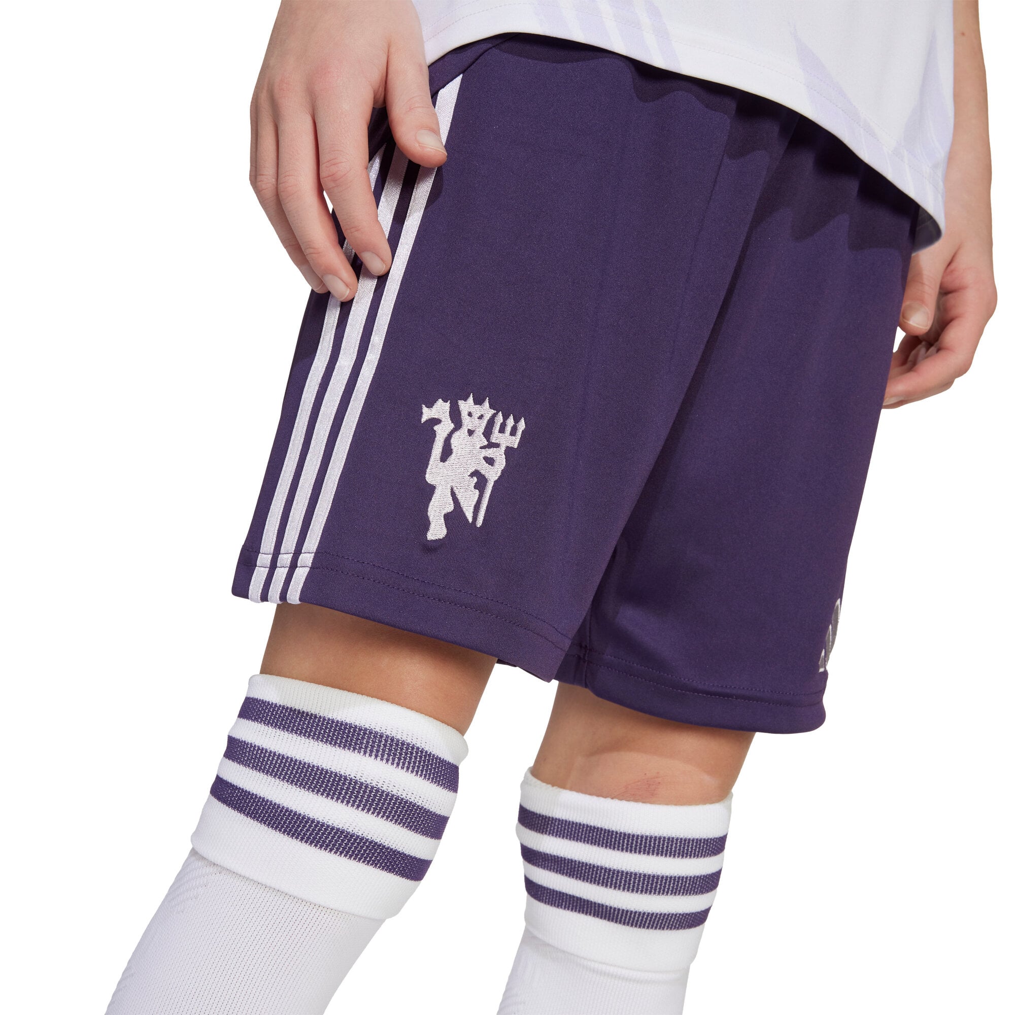 Manchester United adidas Away Shorts 2025-26 - Kids, , rebel_hi-res