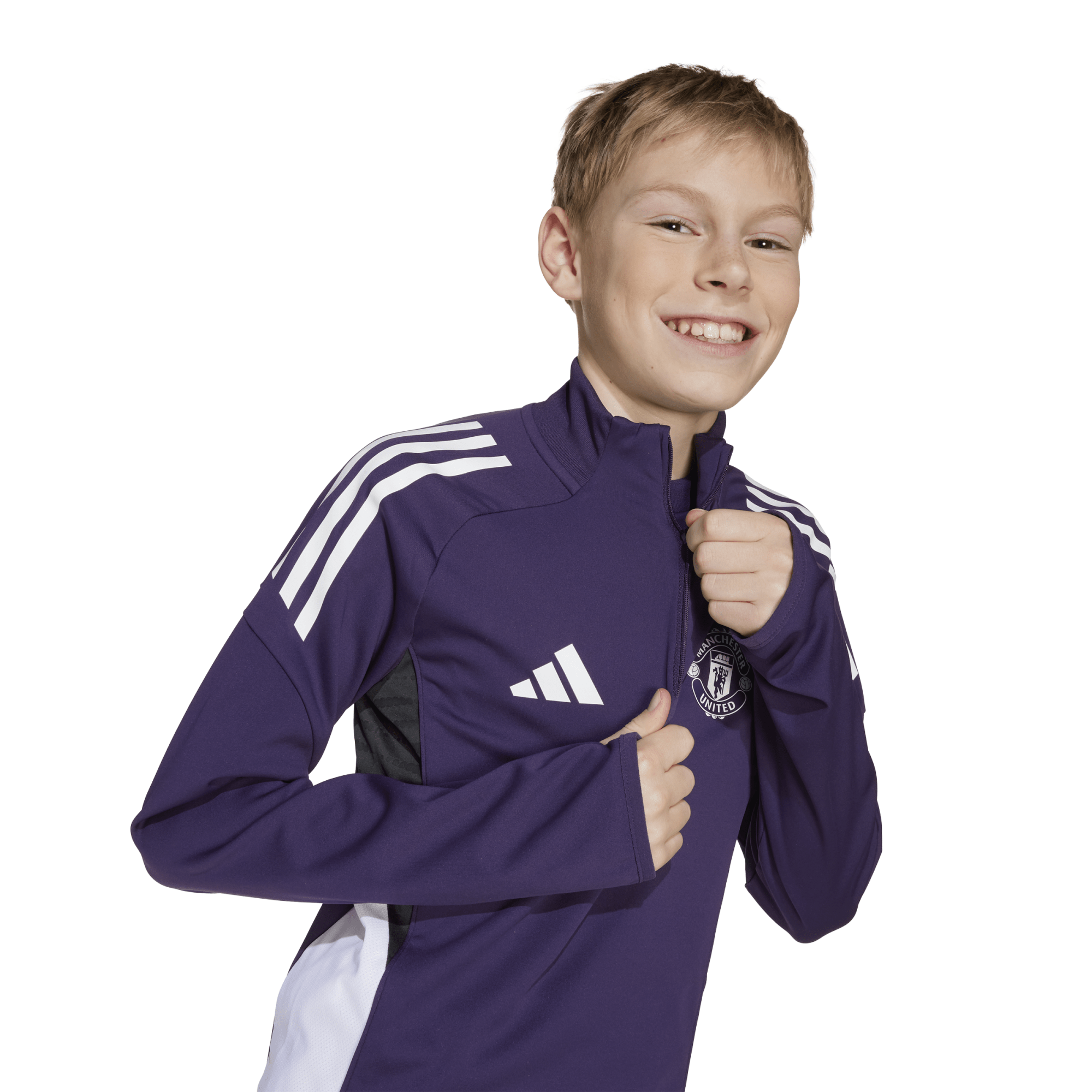 Manchester United adidas Training Top - Purple - Kids, , rebel_hi-res