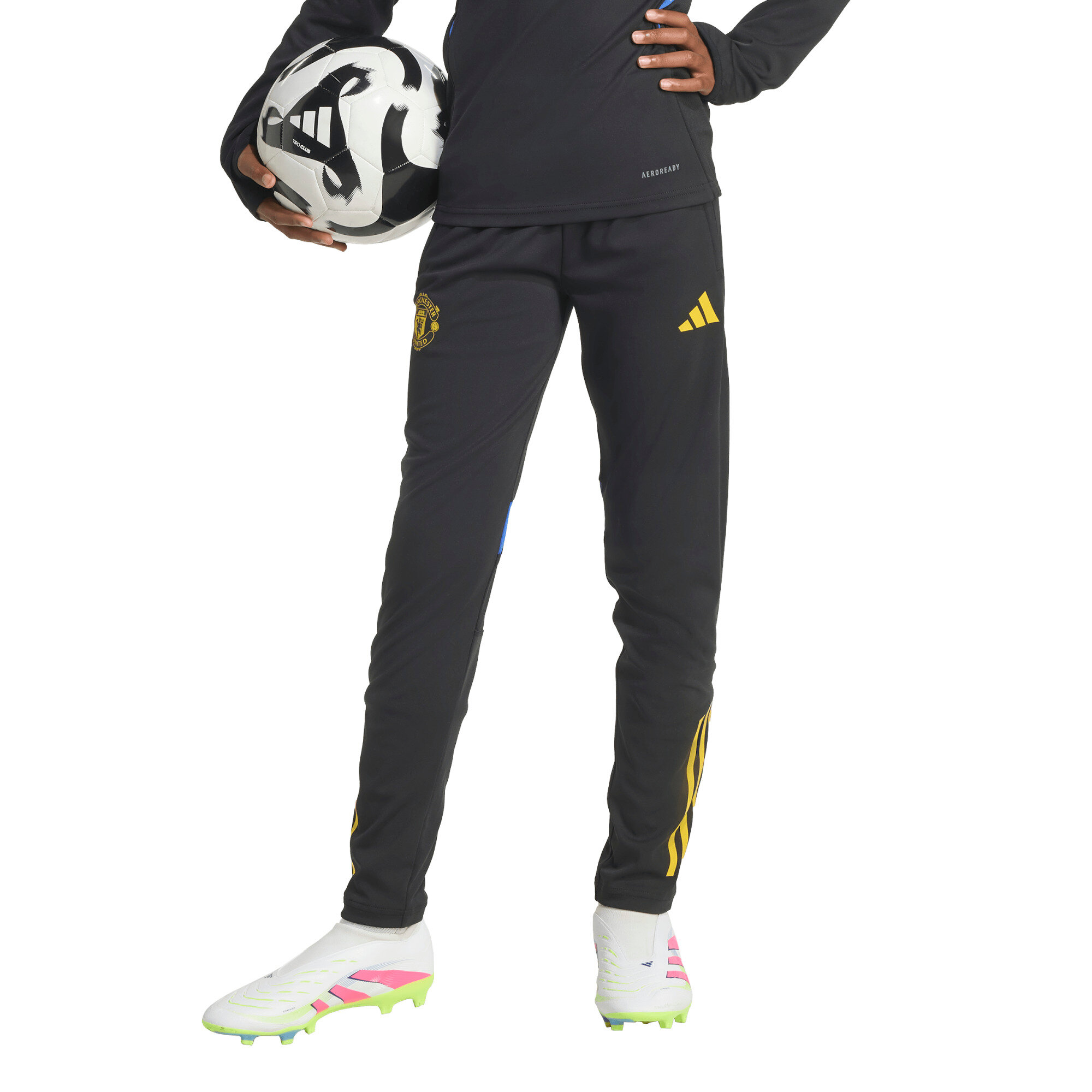 Manchester United adidas Cup Training Pants - Black - Kids, , rebel_hi-res