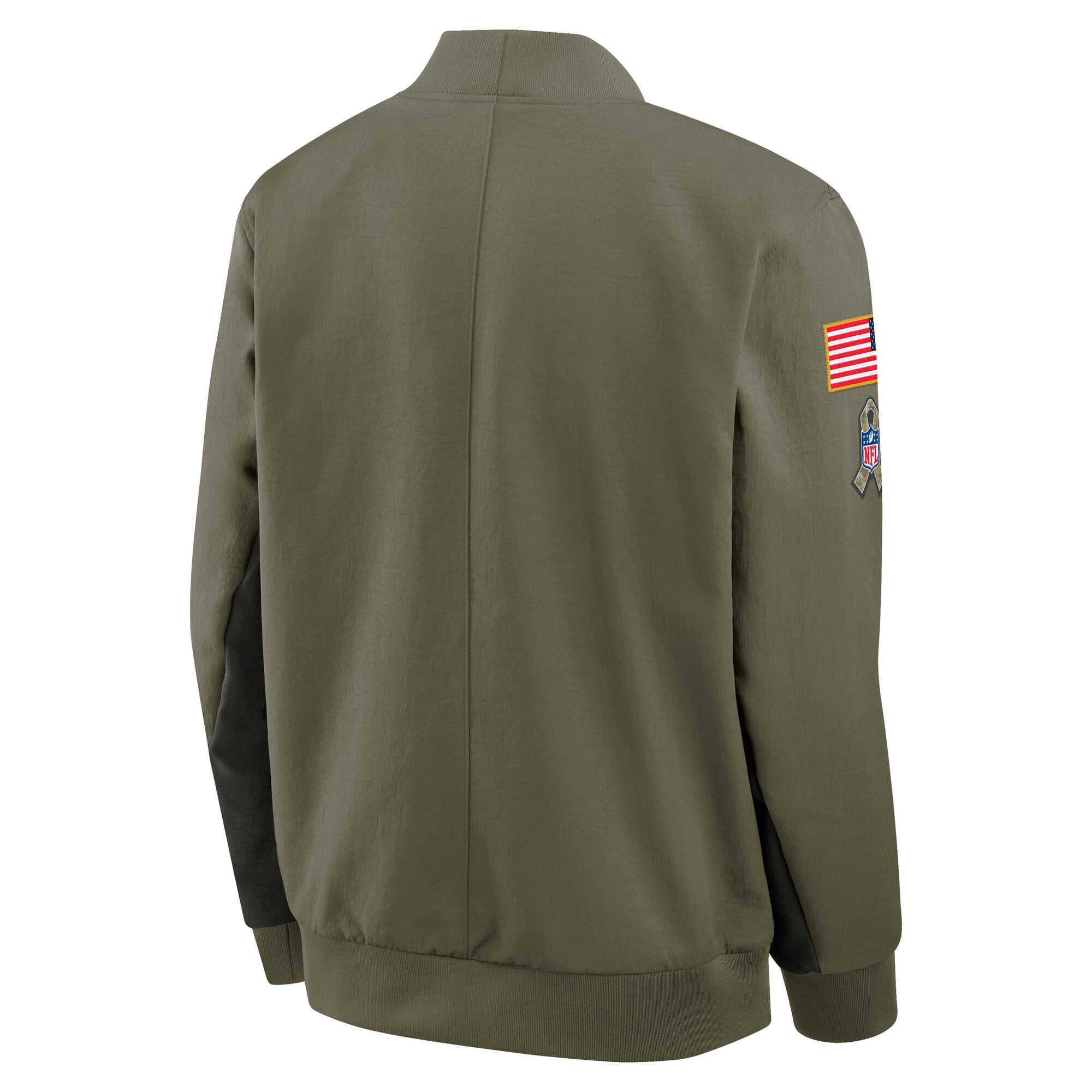 Las Vegas Raiders Nike 2025 Salute To Service Unstoppable Force Bomber Jacket - Mens, , rebel_hi-res
