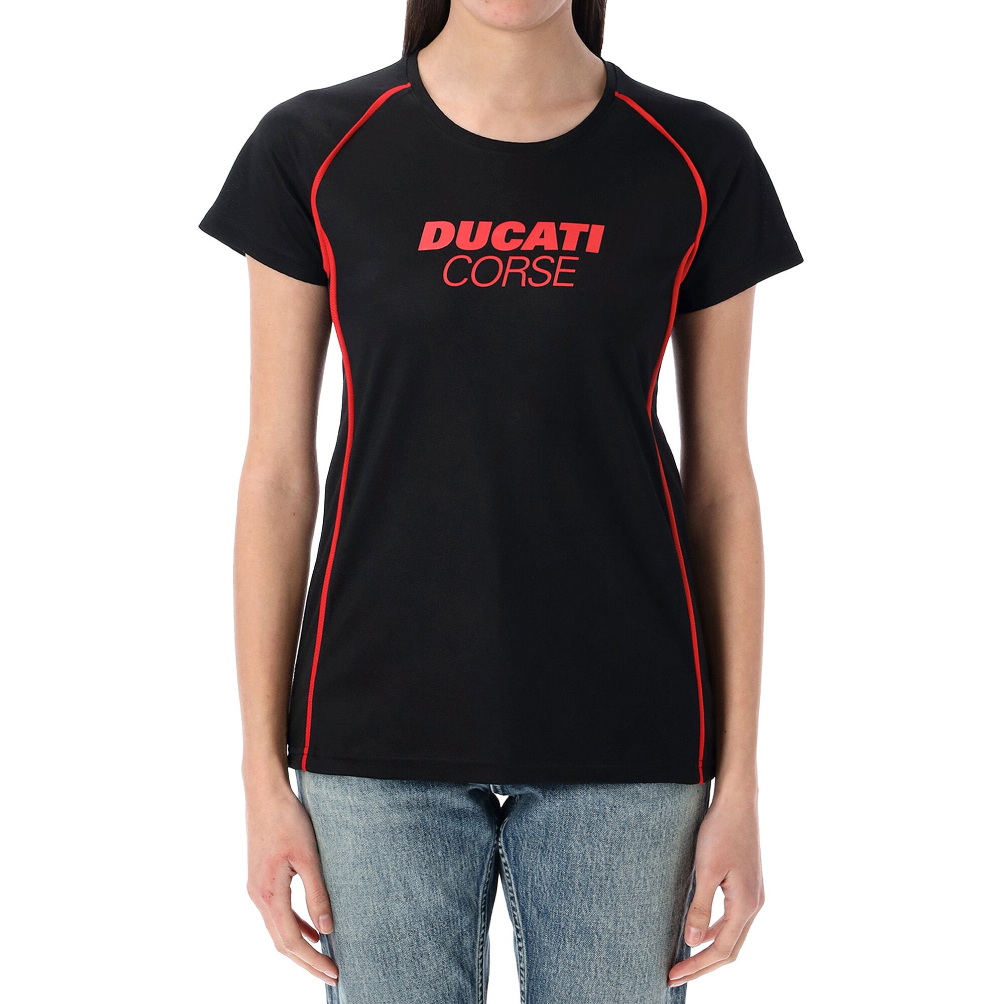 Ducati Corse T-Shirt - Black - Womens