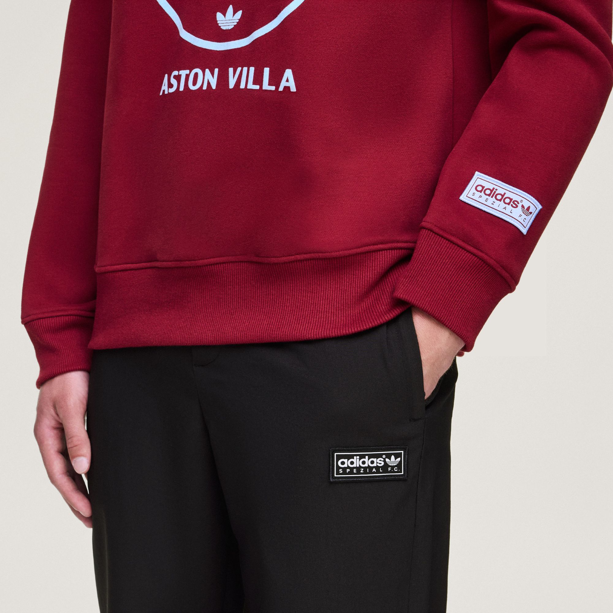 Aston Villa adidas Spezial Sweater - Claret, , rebel_hi-res