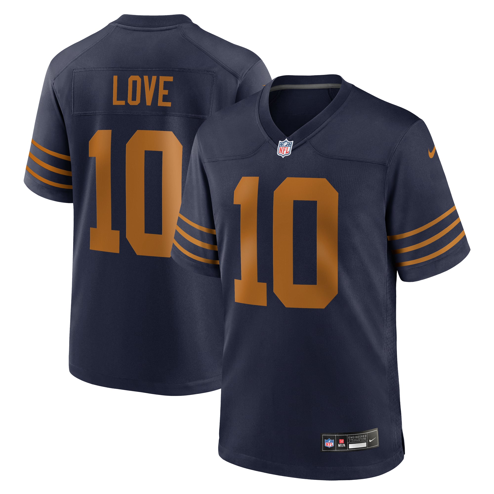 Green Bay Packers Nike Game Alternate Jersey - Navy - Jordan Love - Mens