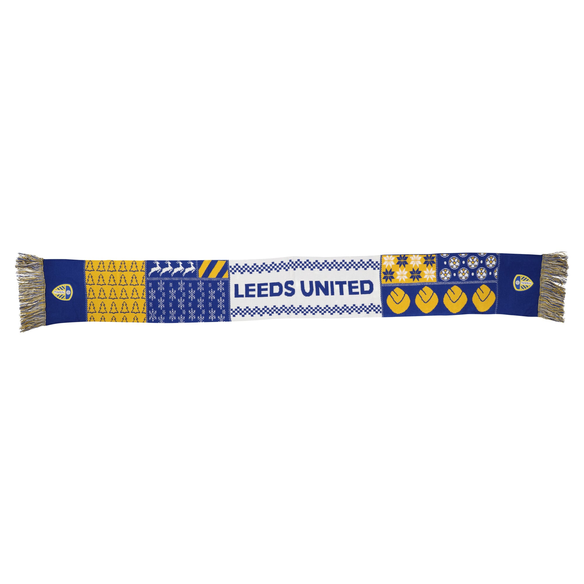 Leeds United Christmas Scarf - Adults, , rebel_hi-res