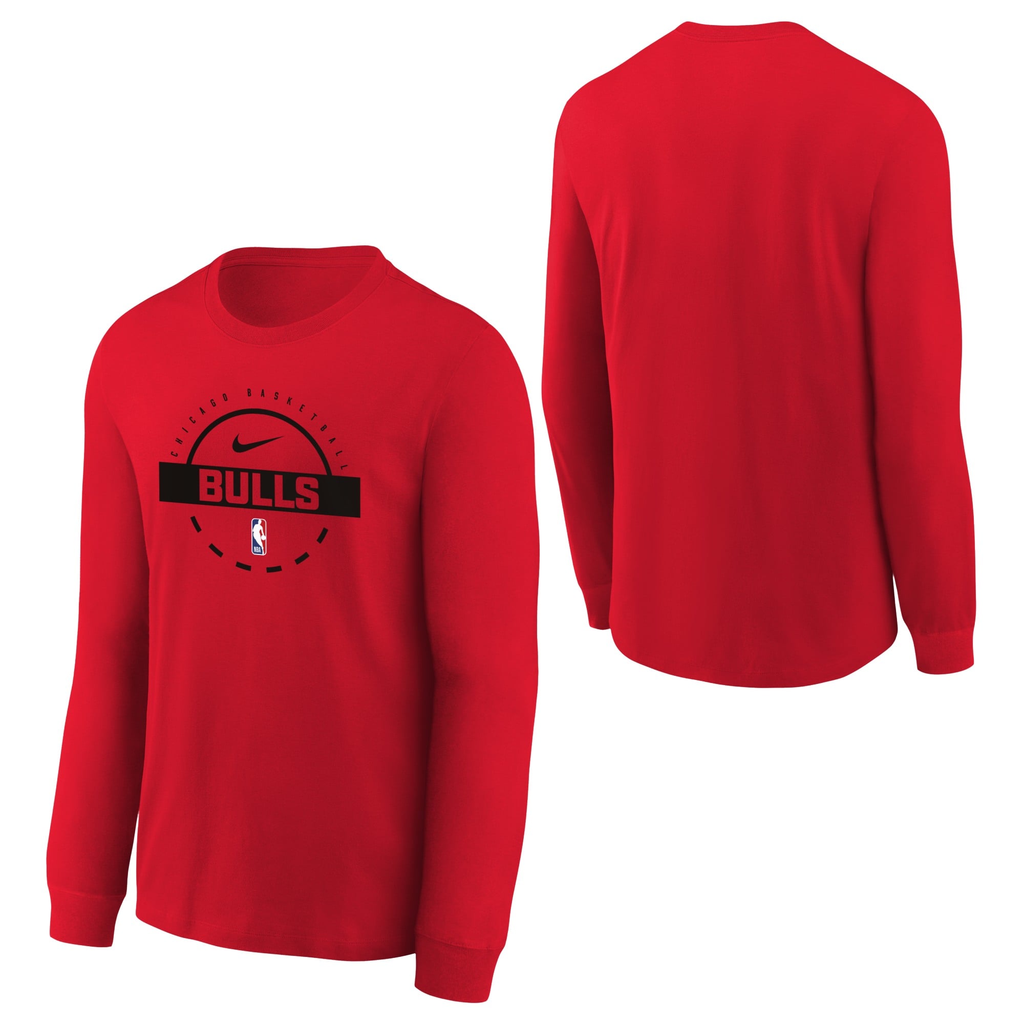 Chicago Bulls Nike Practice Long Sleeve T-Shirt - Youth