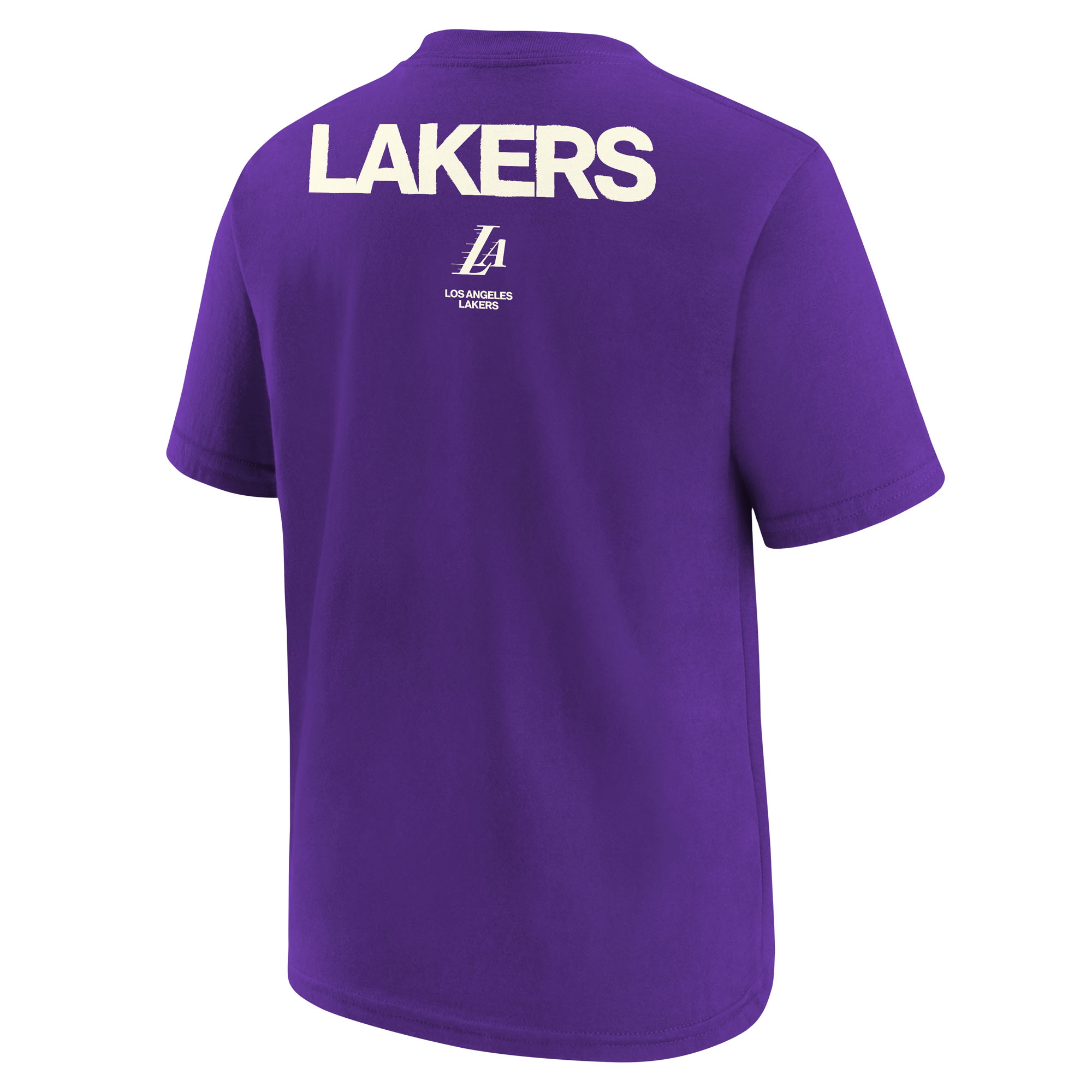 Los Angeles Lakers Nike Courtside Statement Jordan T-Shirt - Youth, , rebel_hi-res