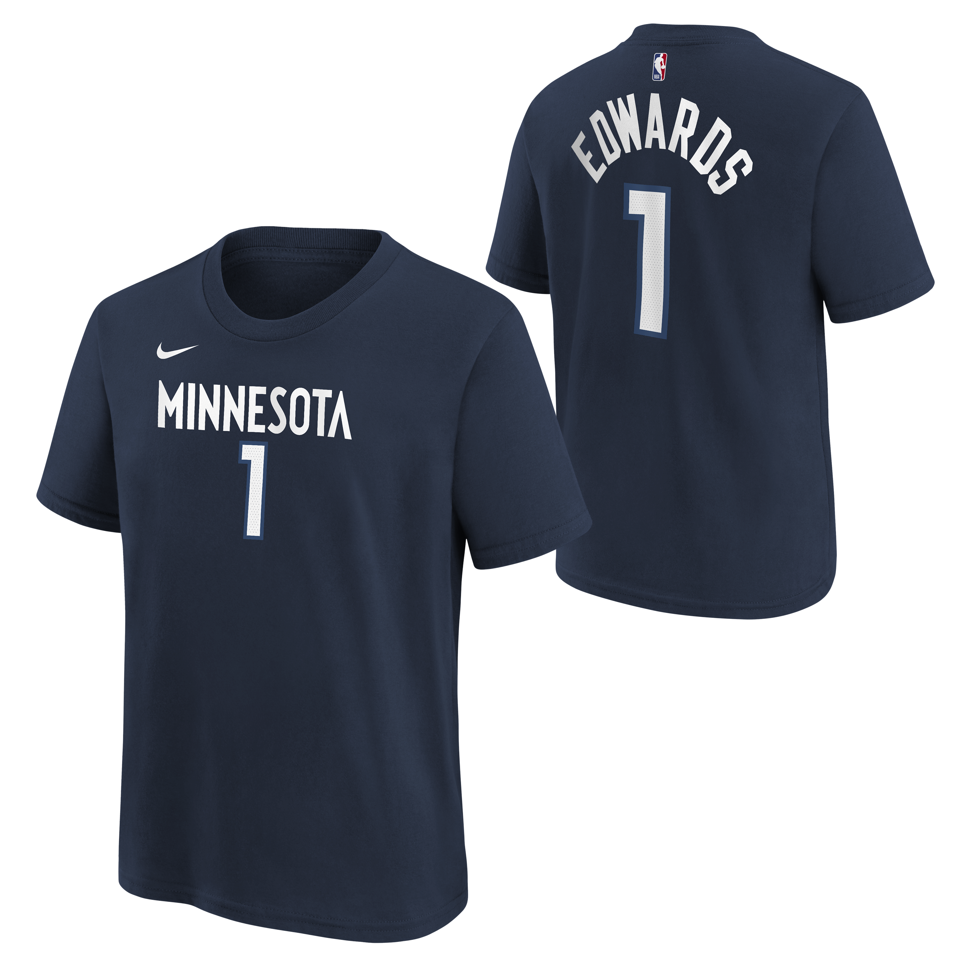 Minnesota Timberwolves Nike Icon Name & Number T-Shirt - Youth