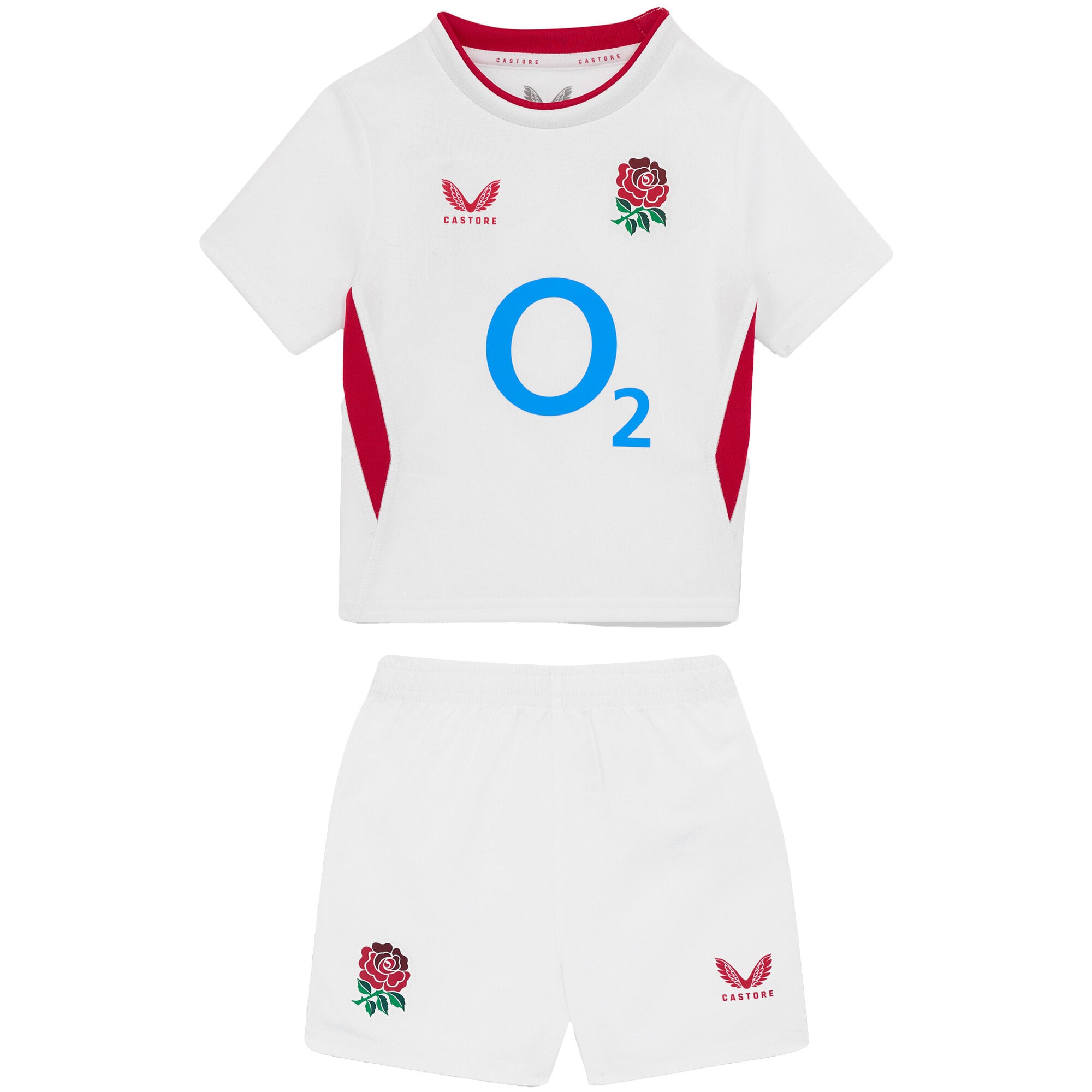 England Rugby Home Replica Kit 2025/26 - White - Baby