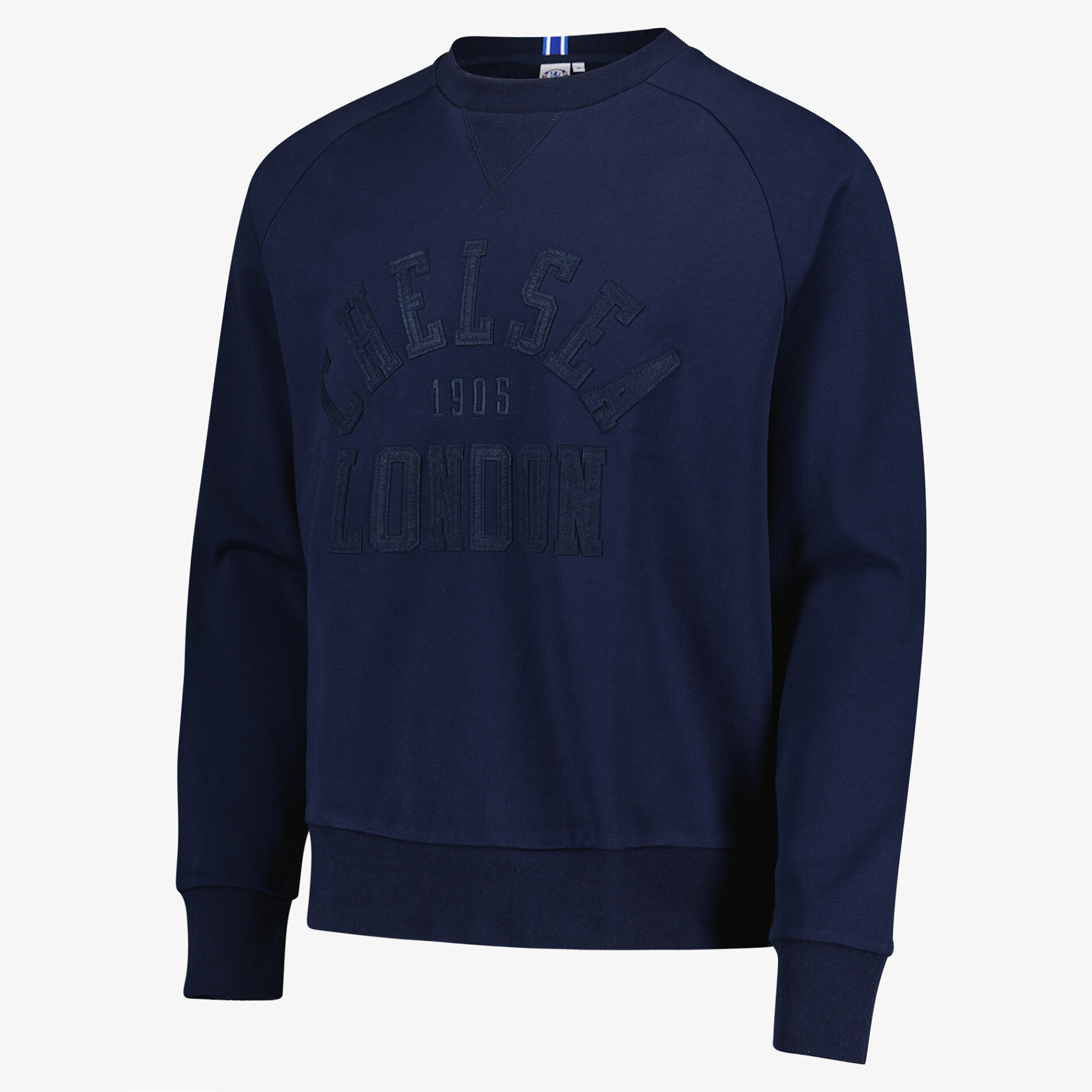Chelsea Varsity Raglan Sweater - Navy, , rebel_hi-res