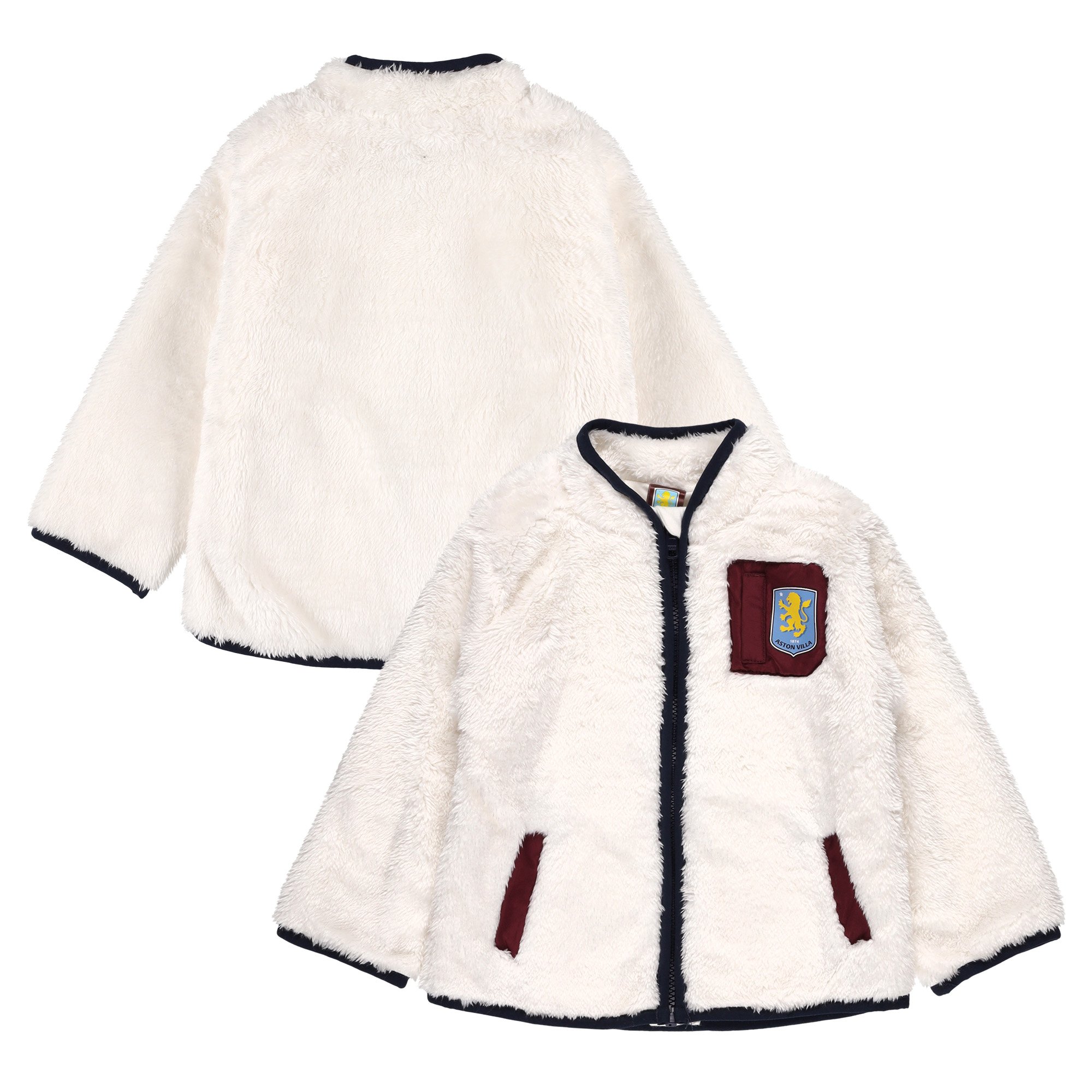 Aston Villa Teddy Borg Jacket - Ecru - Baby