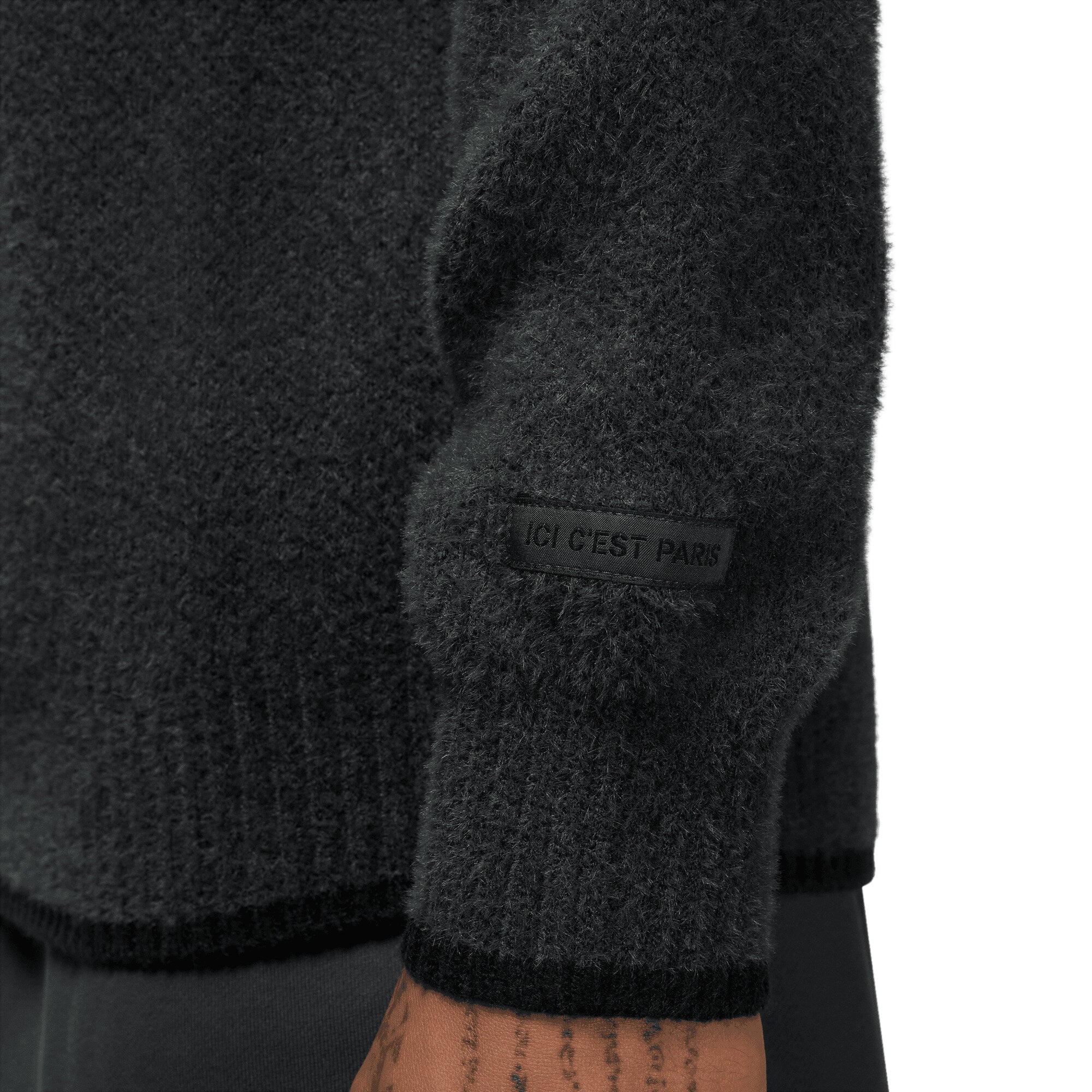 PSG Jordan Knitted Sweater - Anthracite, , rebel_hi-res